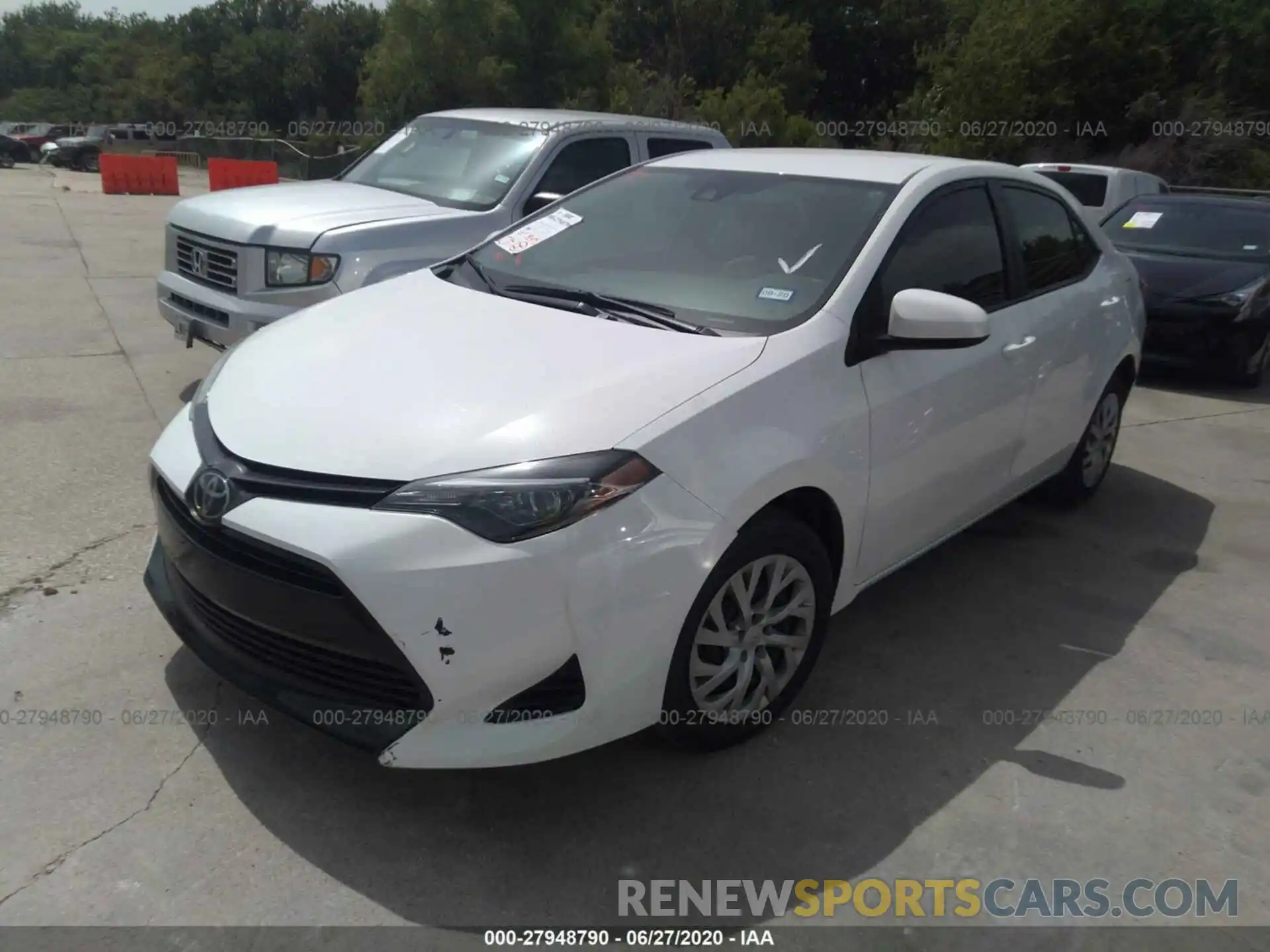 2 Photograph of a damaged car 5YFBURHE8KP865471 TOYOTA COROLLA 2019