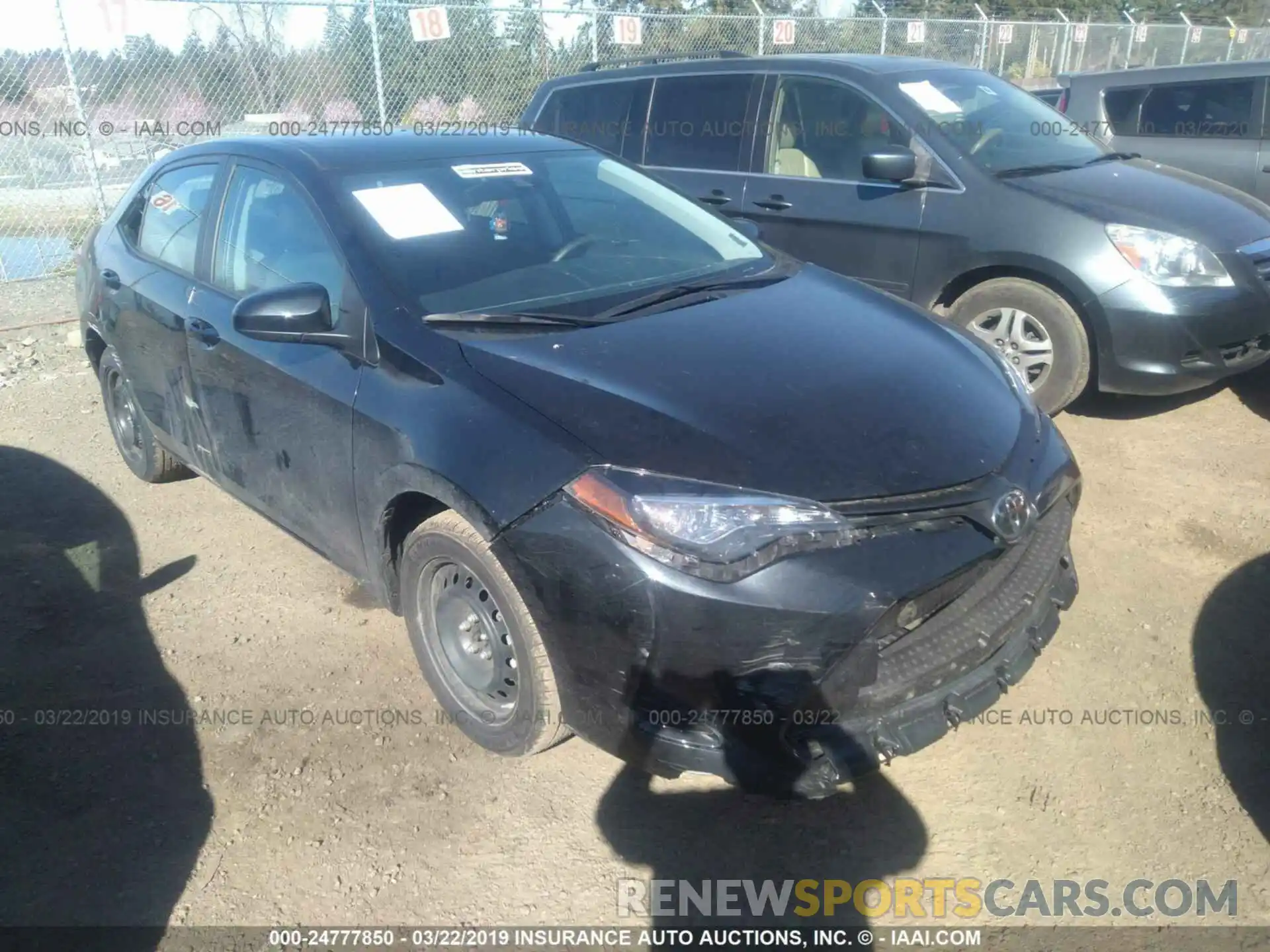 1 Photograph of a damaged car 5YFBURHE8KP865552 TOYOTA COROLLA 2019