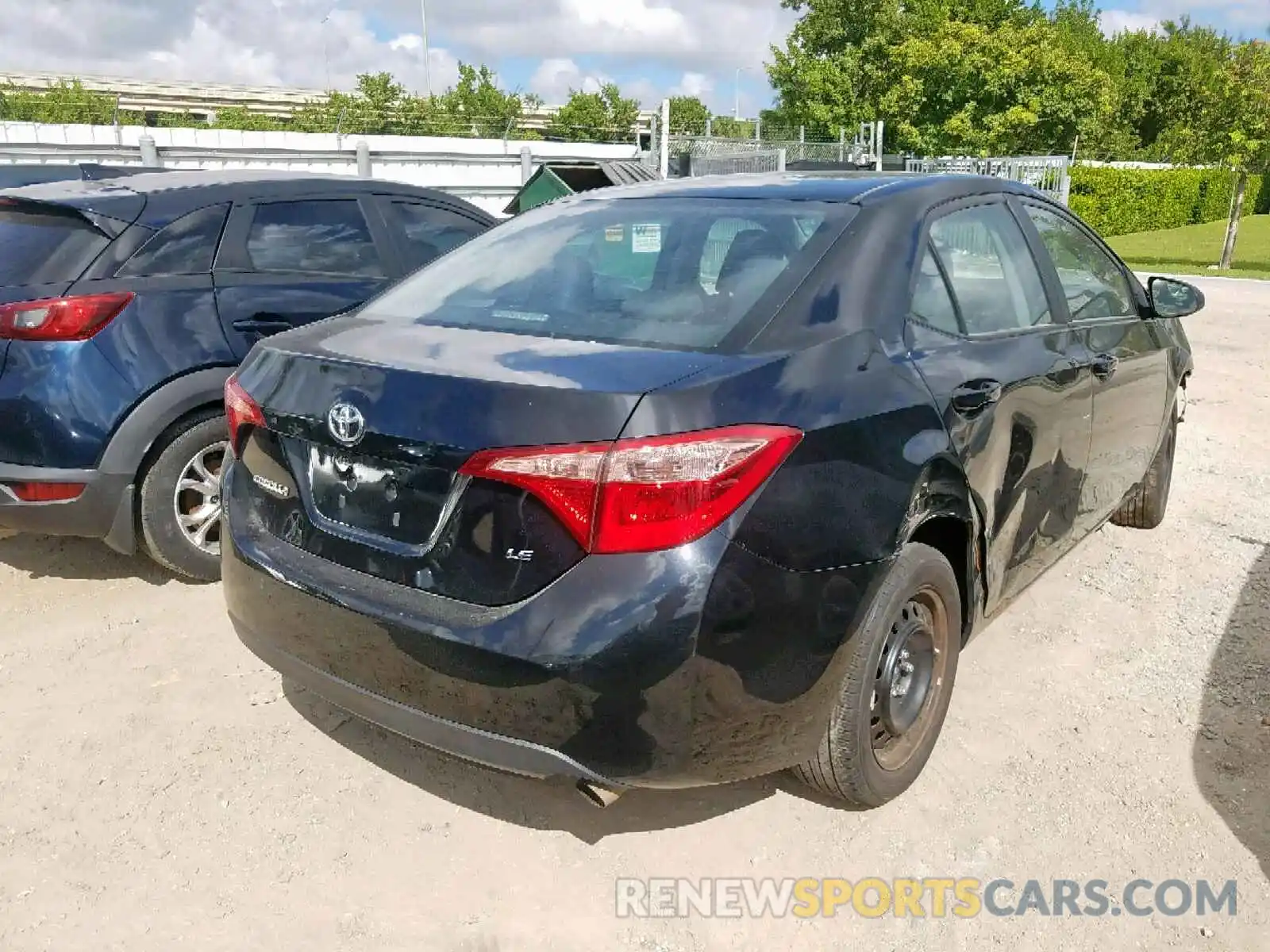 4 Photograph of a damaged car 5YFBURHE8KP865664 TOYOTA COROLLA 2019