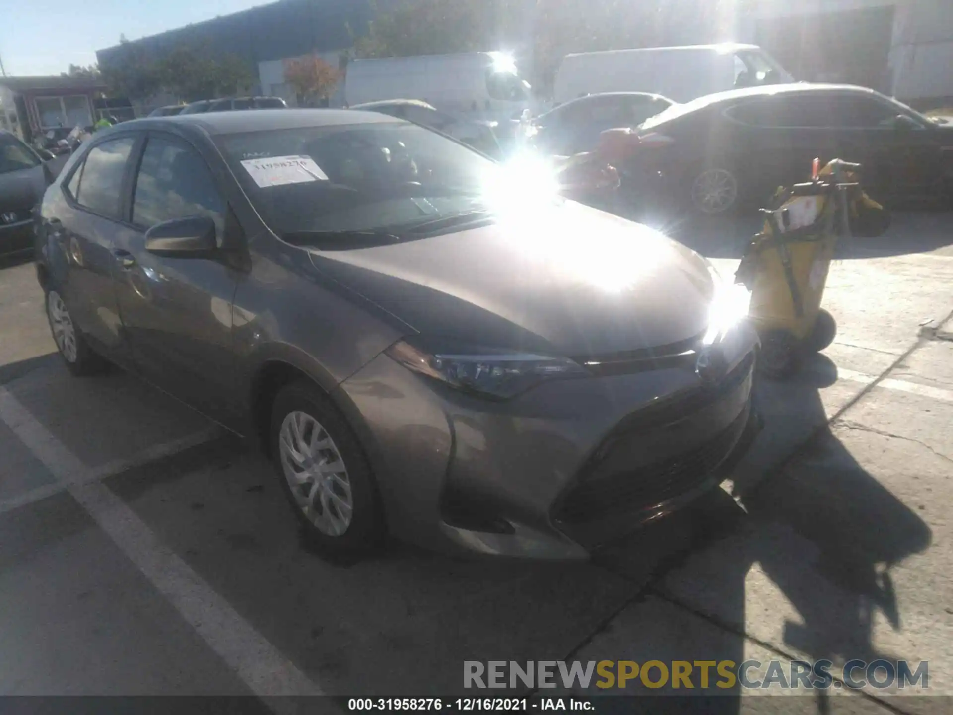 1 Photograph of a damaged car 5YFBURHE8KP866393 TOYOTA COROLLA 2019