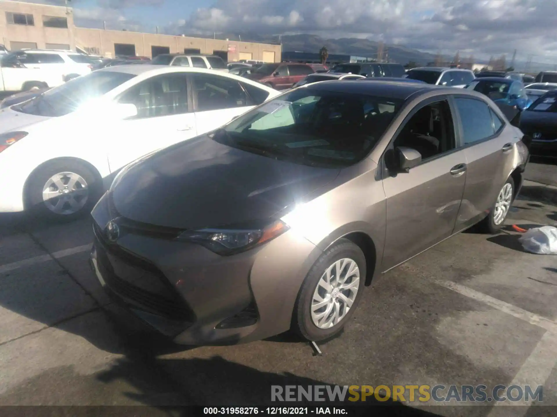 2 Photograph of a damaged car 5YFBURHE8KP866393 TOYOTA COROLLA 2019