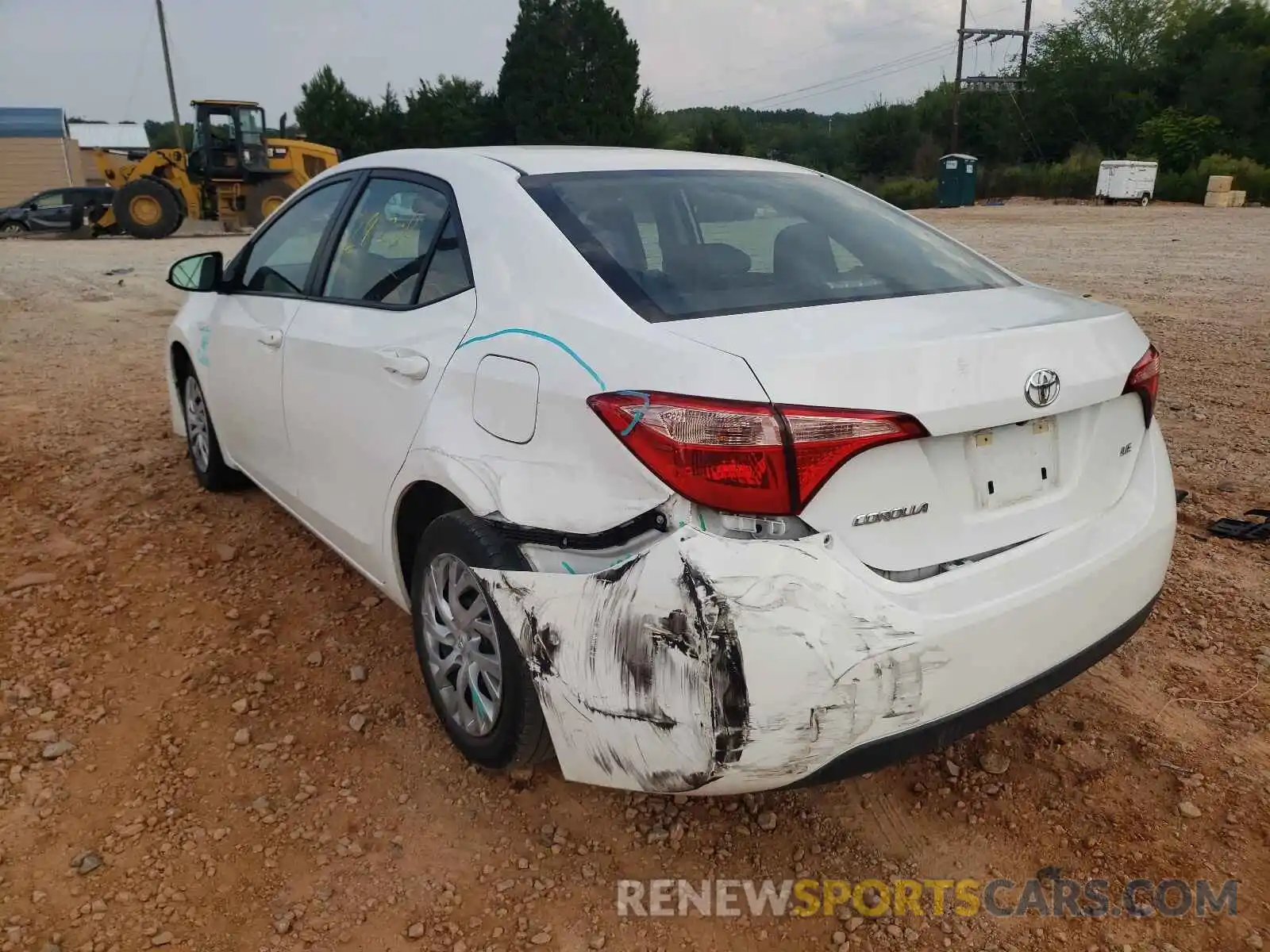 3 Photograph of a damaged car 5YFBURHE8KP866636 TOYOTA COROLLA 2019