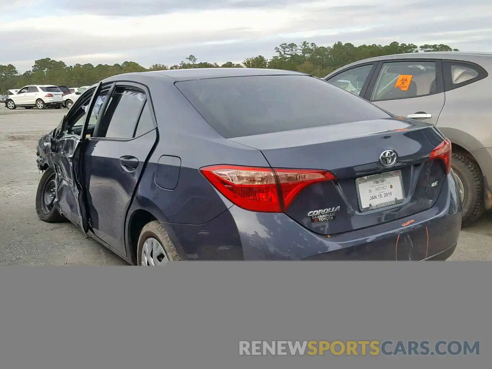 3 Photograph of a damaged car 5YFBURHE8KP866880 TOYOTA COROLLA 2019