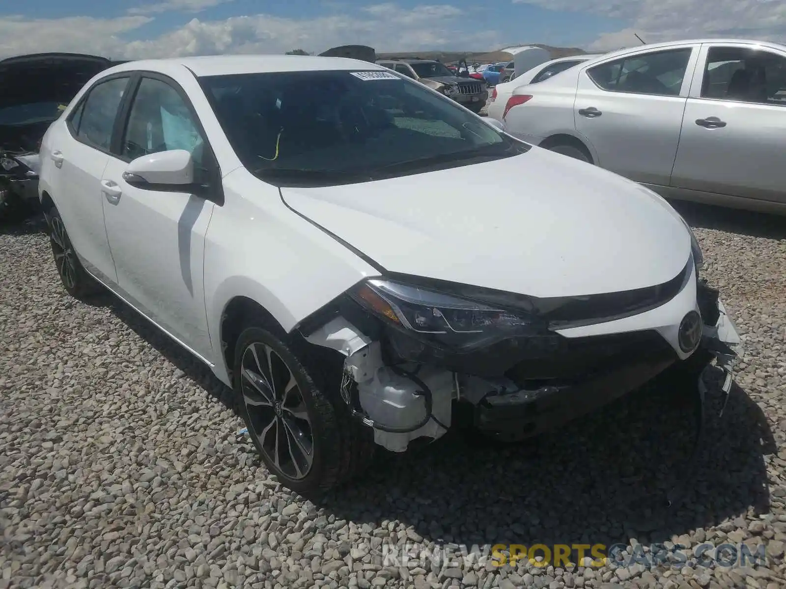 1 Photograph of a damaged car 5YFBURHE8KP867012 TOYOTA COROLLA 2019