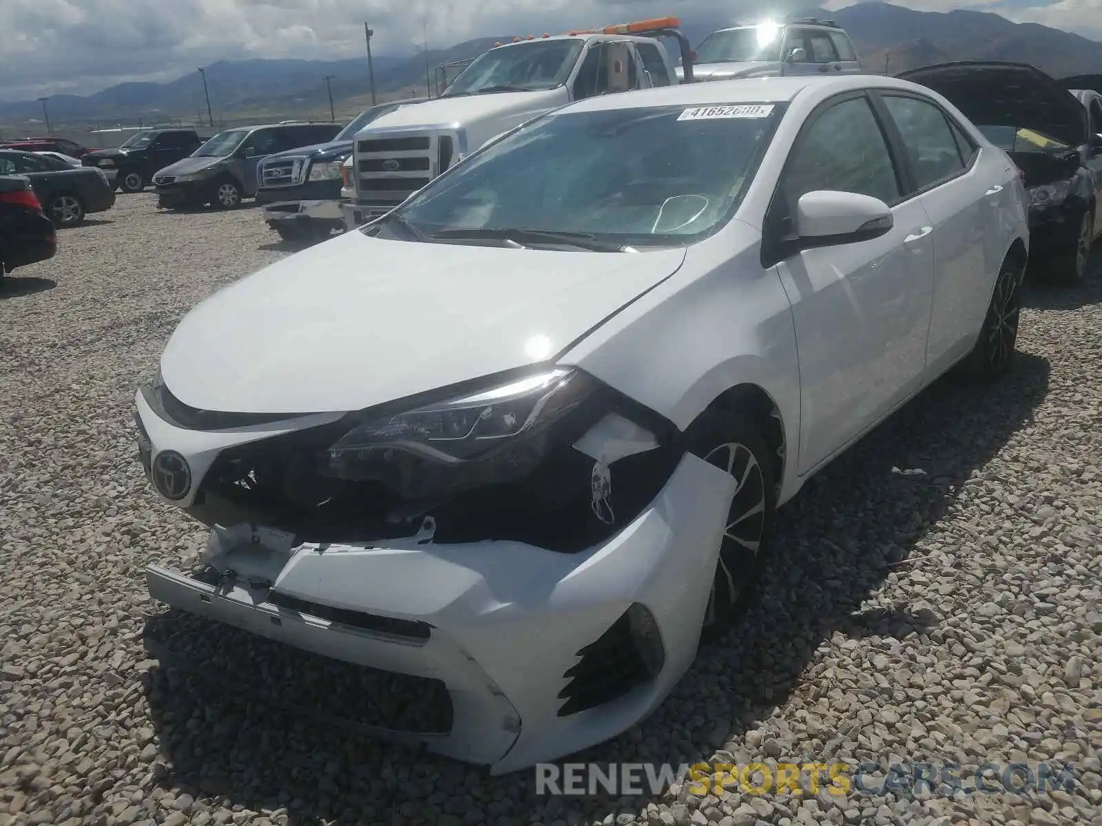 2 Photograph of a damaged car 5YFBURHE8KP867012 TOYOTA COROLLA 2019