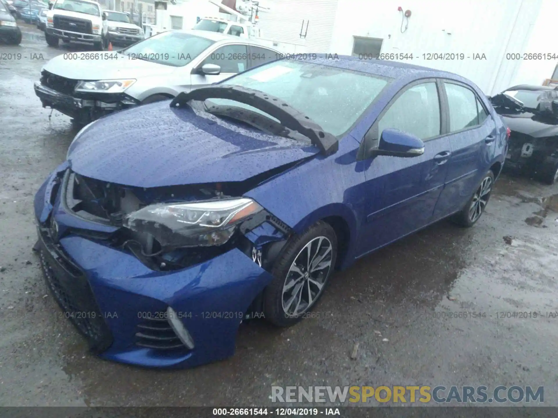 2 Photograph of a damaged car 5YFBURHE8KP867205 TOYOTA COROLLA 2019