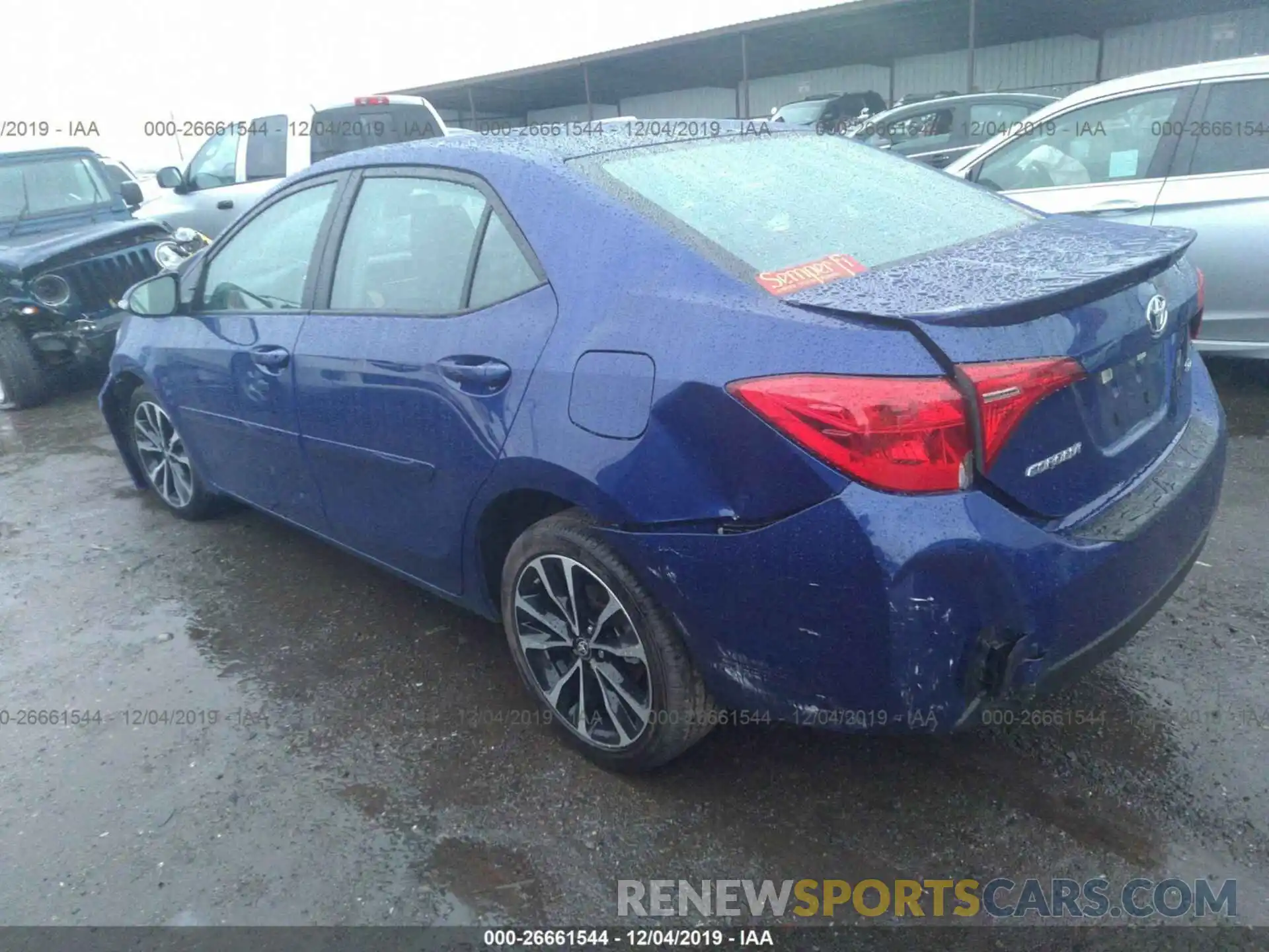 3 Photograph of a damaged car 5YFBURHE8KP867205 TOYOTA COROLLA 2019