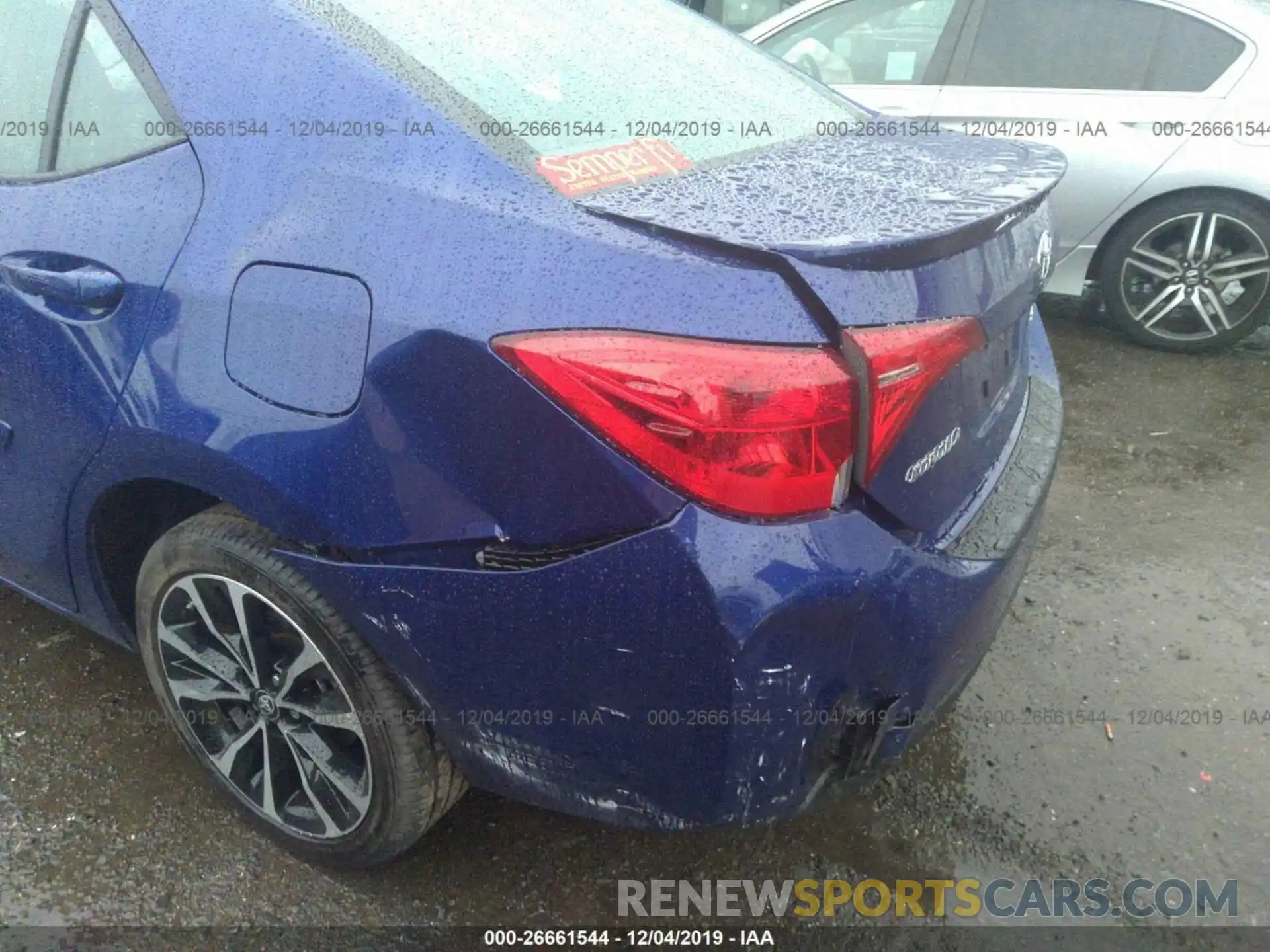 6 Photograph of a damaged car 5YFBURHE8KP867205 TOYOTA COROLLA 2019