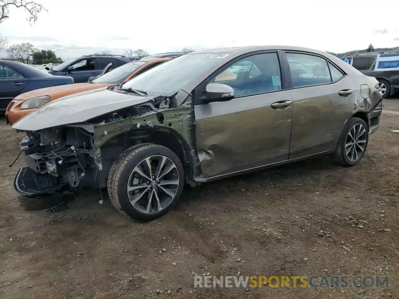 1 Photograph of a damaged car 5YFBURHE8KP867494 TOYOTA COROLLA 2019