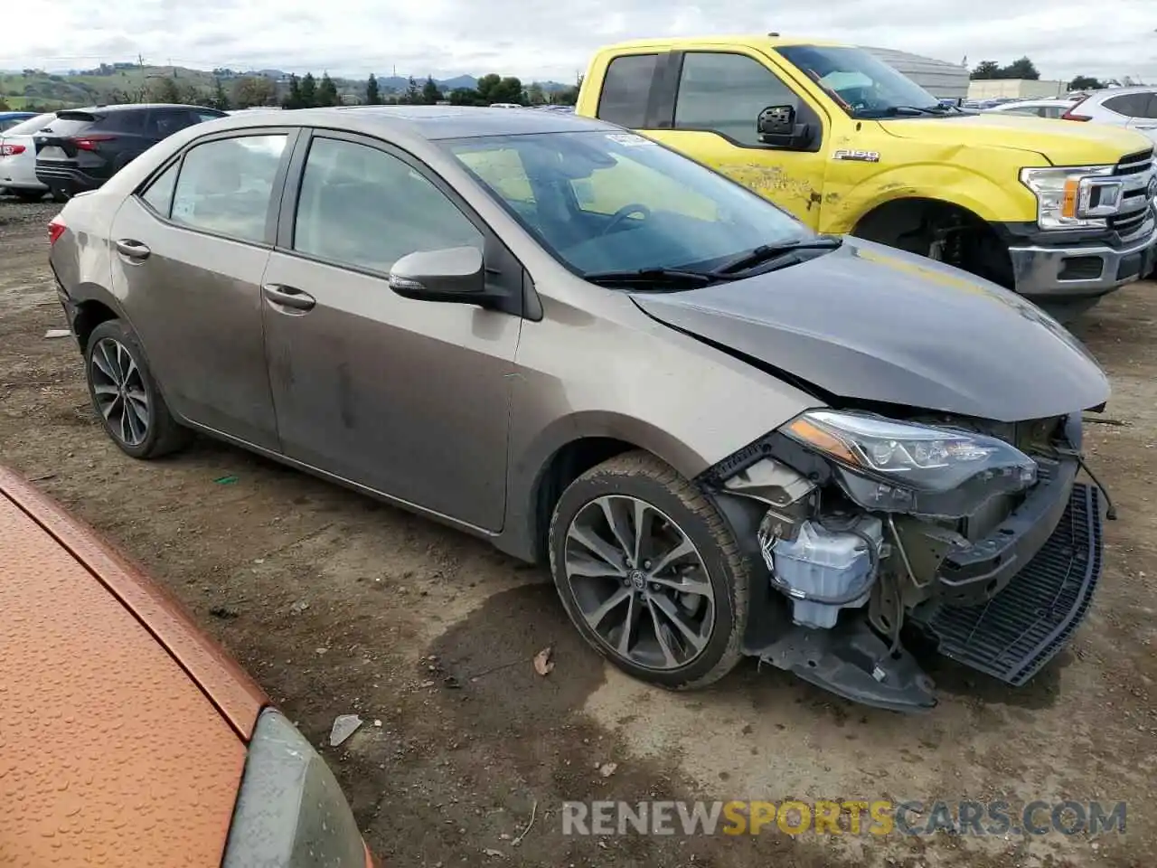 4 Photograph of a damaged car 5YFBURHE8KP867494 TOYOTA COROLLA 2019