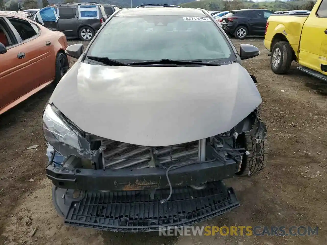 5 Photograph of a damaged car 5YFBURHE8KP867494 TOYOTA COROLLA 2019