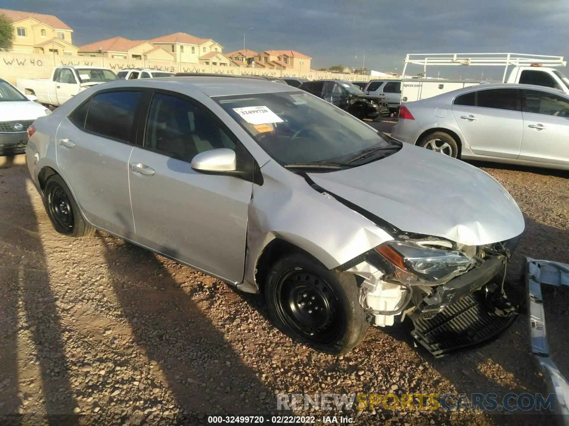 1 Photograph of a damaged car 5YFBURHE8KP867625 TOYOTA COROLLA 2019