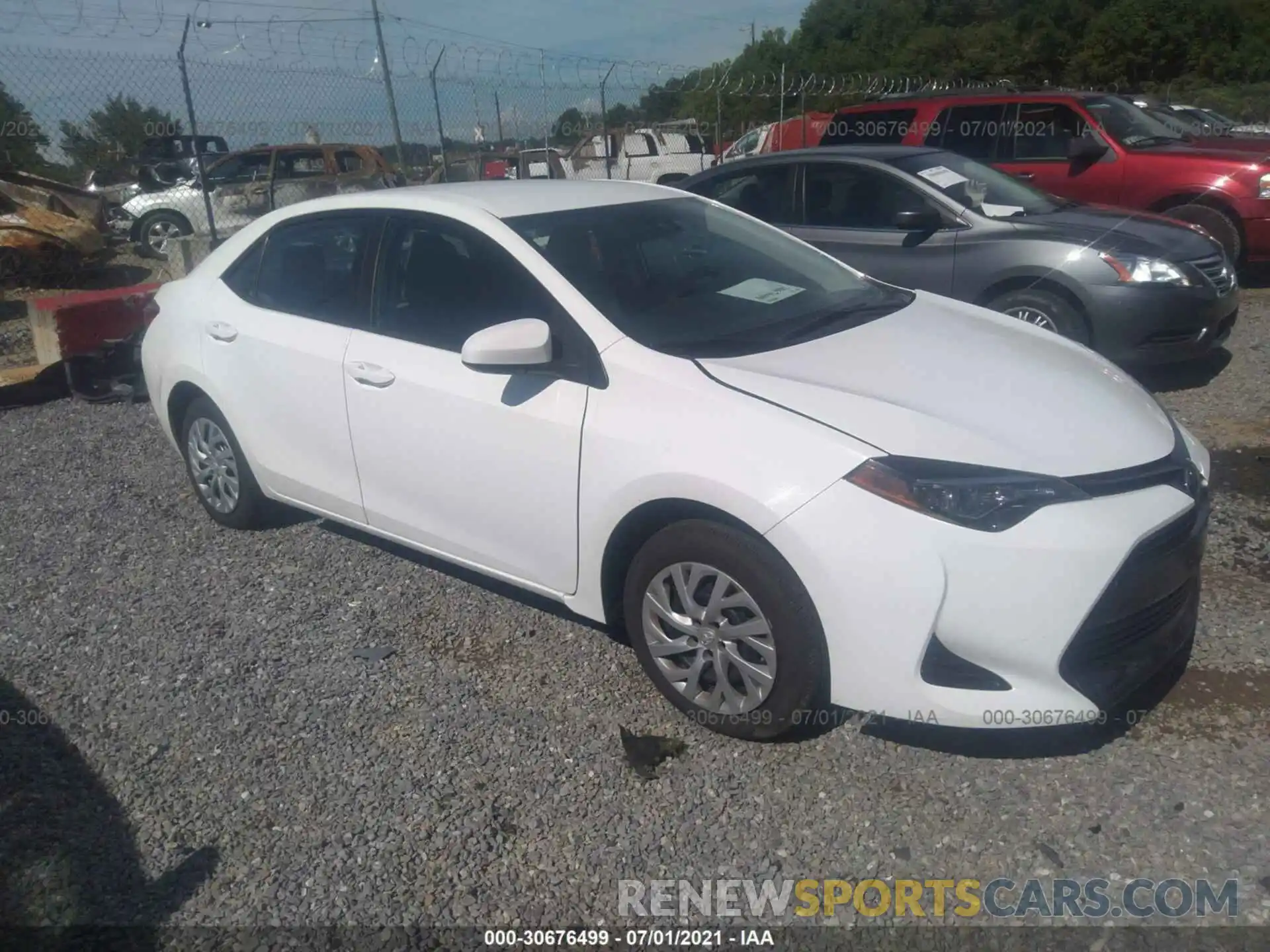 1 Photograph of a damaged car 5YFBURHE8KP867673 TOYOTA COROLLA 2019