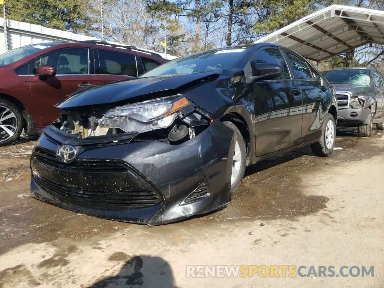 2 Photograph of a damaged car 5YFBURHE8KP867690 TOYOTA COROLLA 2019