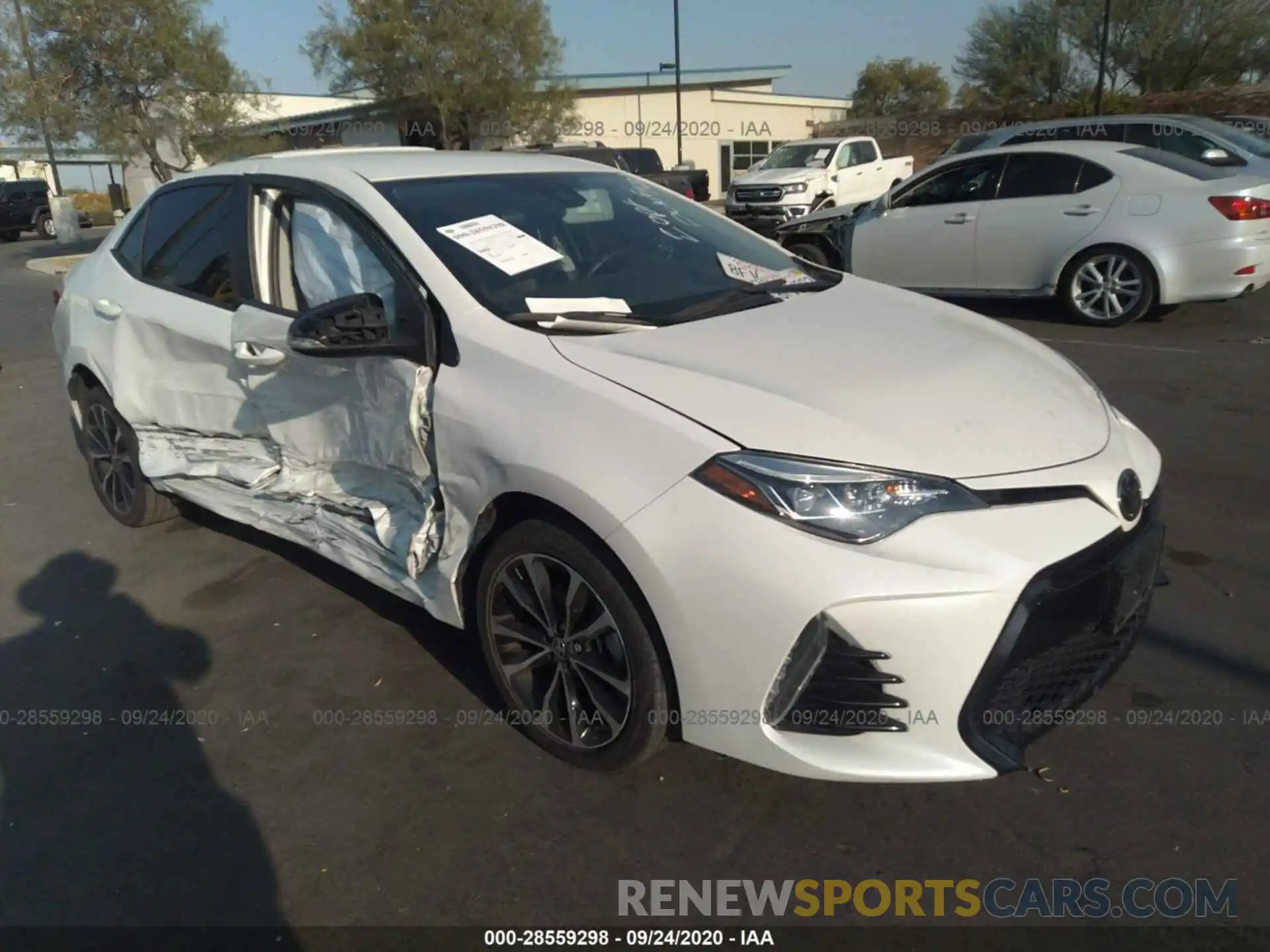 1 Photograph of a damaged car 5YFBURHE8KP867950 TOYOTA COROLLA 2019