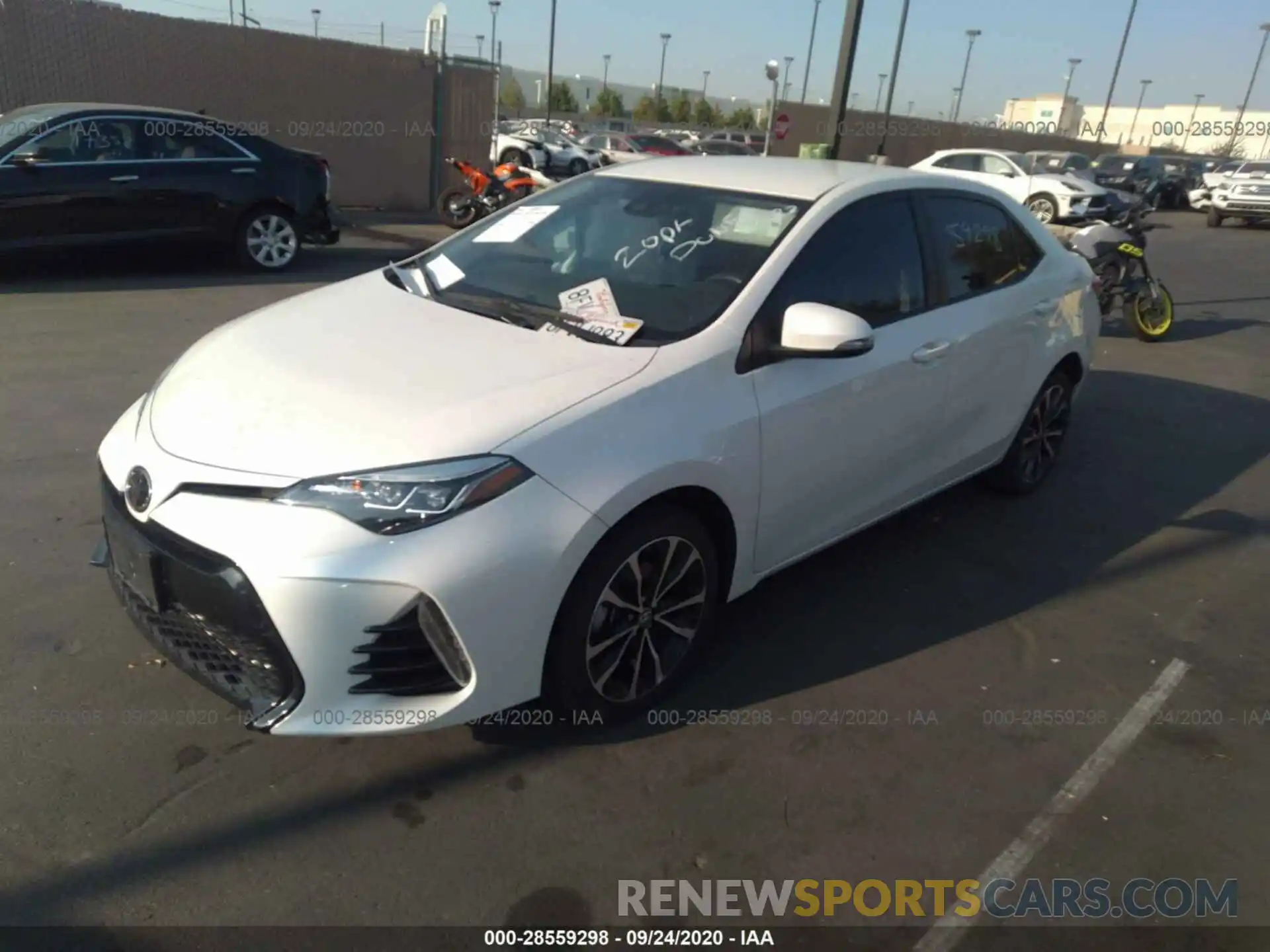 2 Photograph of a damaged car 5YFBURHE8KP867950 TOYOTA COROLLA 2019