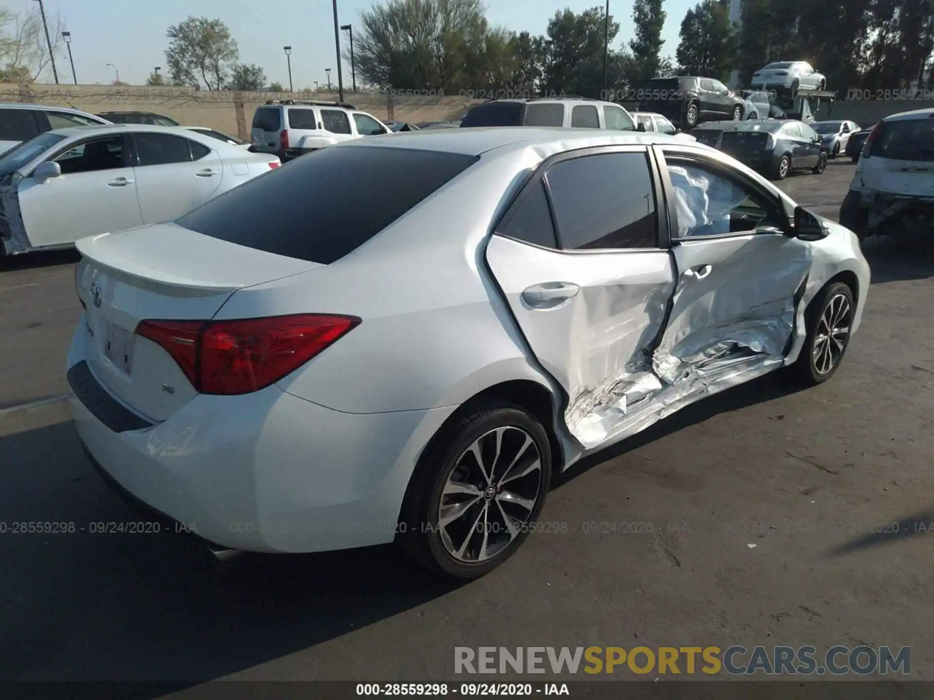 4 Photograph of a damaged car 5YFBURHE8KP867950 TOYOTA COROLLA 2019