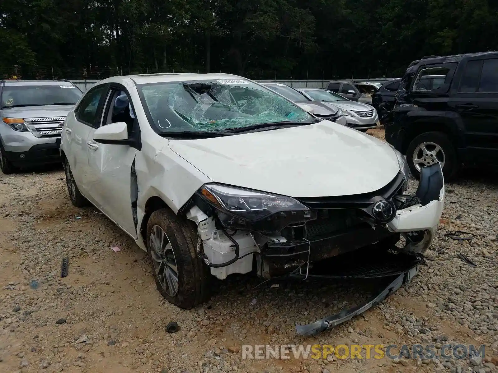 1 Photograph of a damaged car 5YFBURHE8KP868855 TOYOTA COROLLA 2019