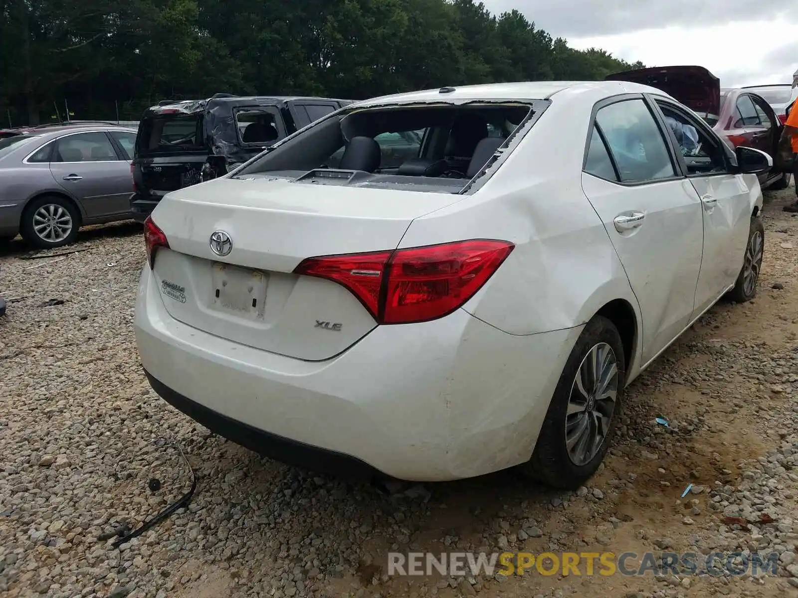 4 Photograph of a damaged car 5YFBURHE8KP868855 TOYOTA COROLLA 2019