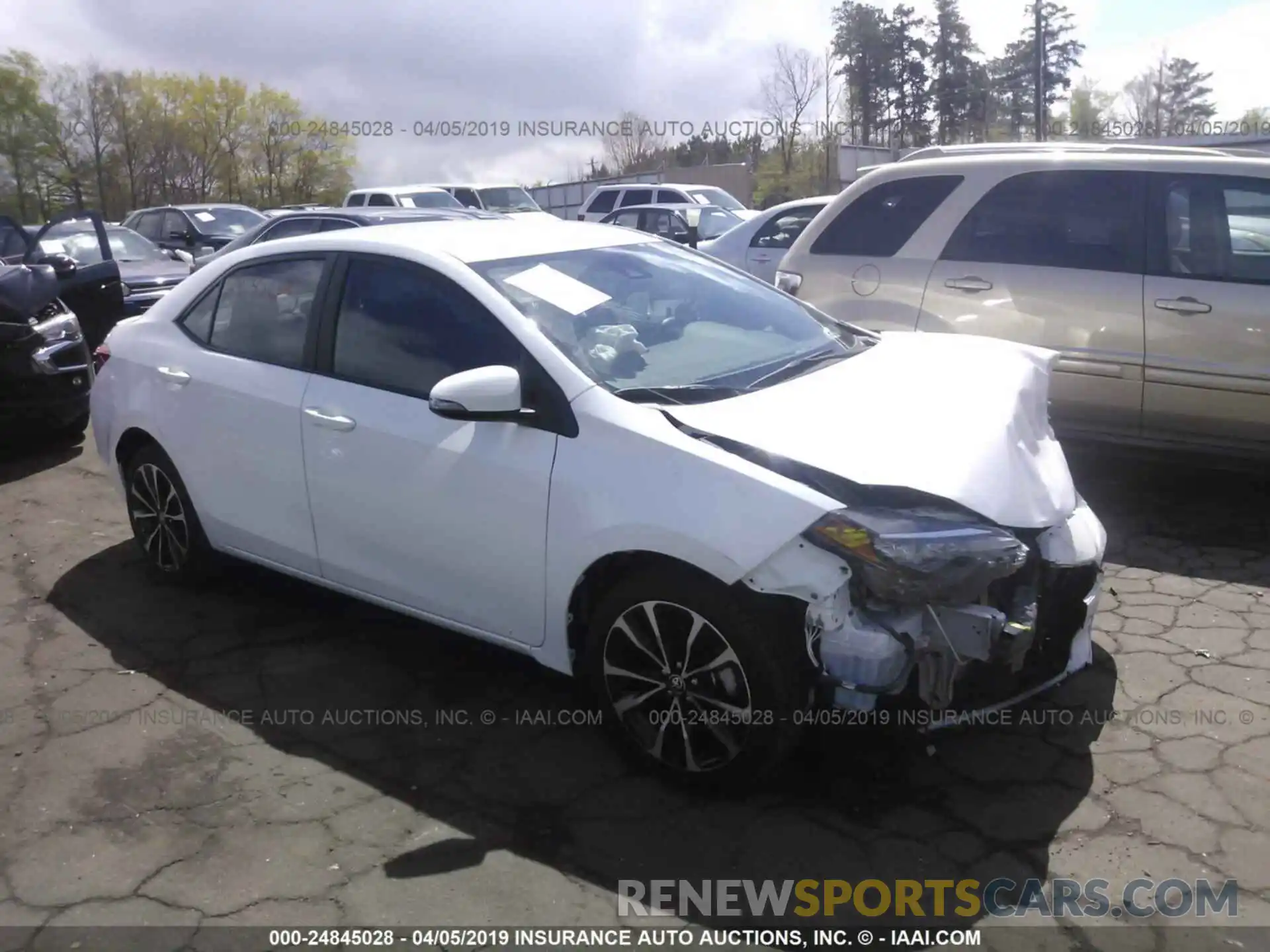 1 Photograph of a damaged car 5YFBURHE8KP869276 TOYOTA COROLLA 2019