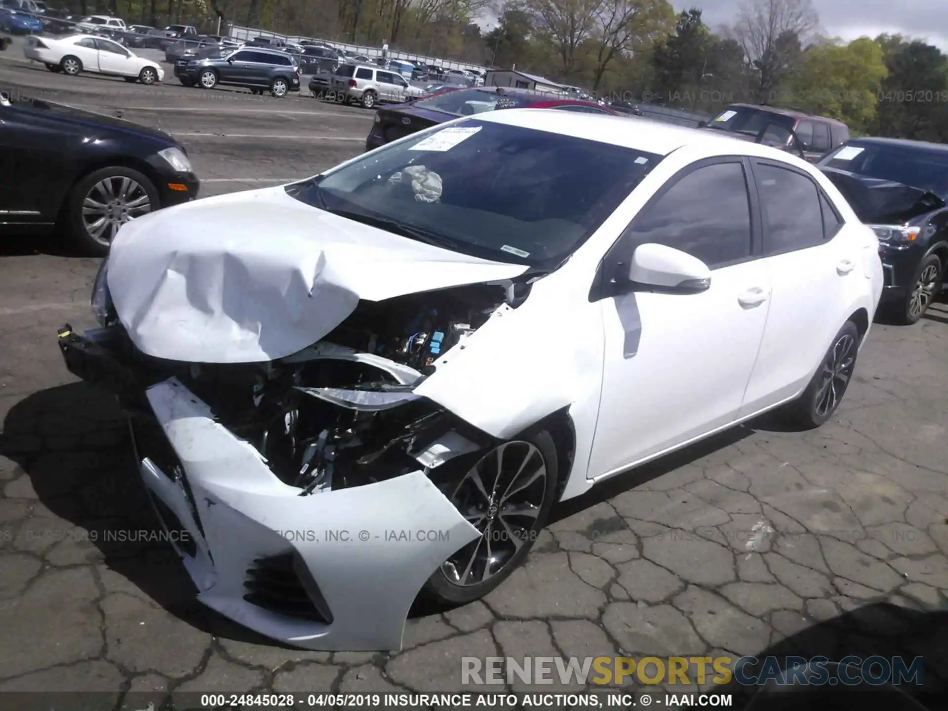 2 Photograph of a damaged car 5YFBURHE8KP869276 TOYOTA COROLLA 2019