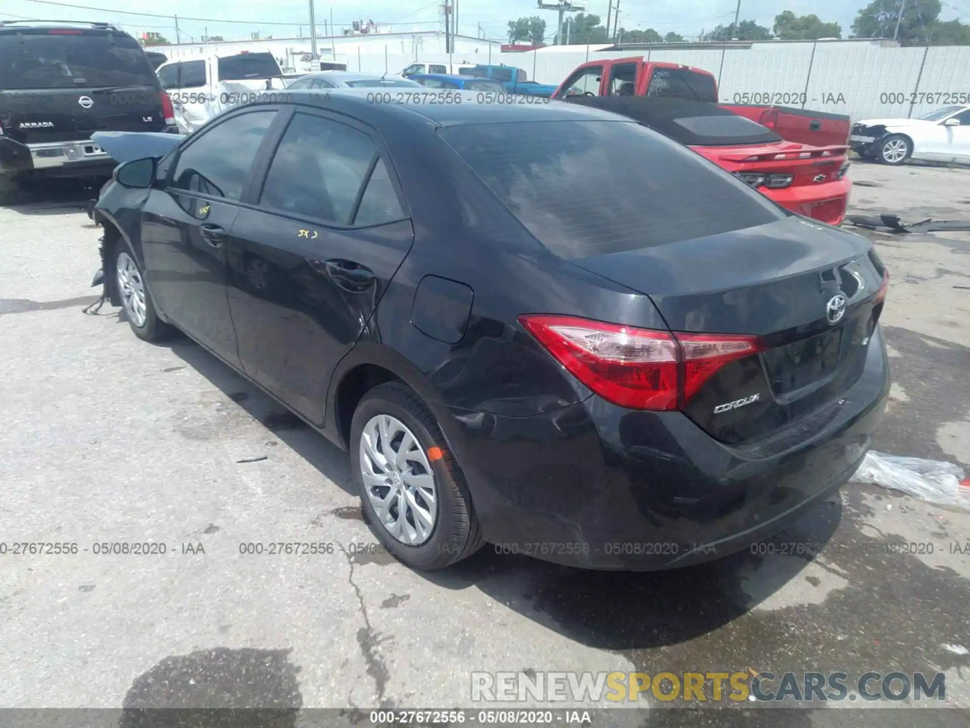 3 Photograph of a damaged car 5YFBURHE8KP869682 TOYOTA COROLLA 2019