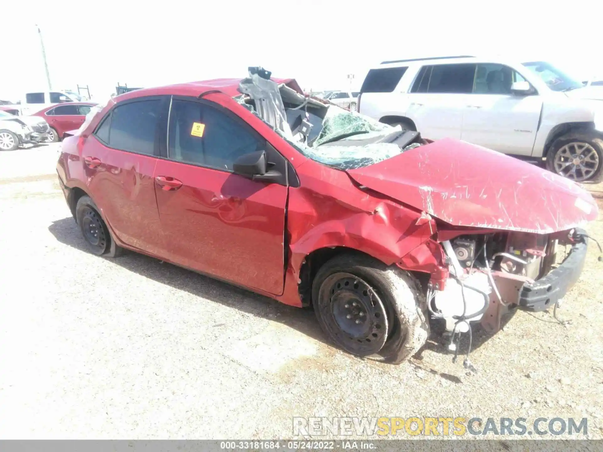 1 Photograph of a damaged car 5YFBURHE8KP869827 TOYOTA COROLLA 2019