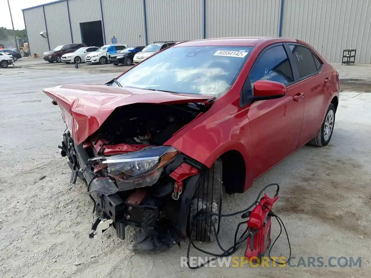 2 Photograph of a damaged car 5YFBURHE8KP870041 TOYOTA COROLLA 2019