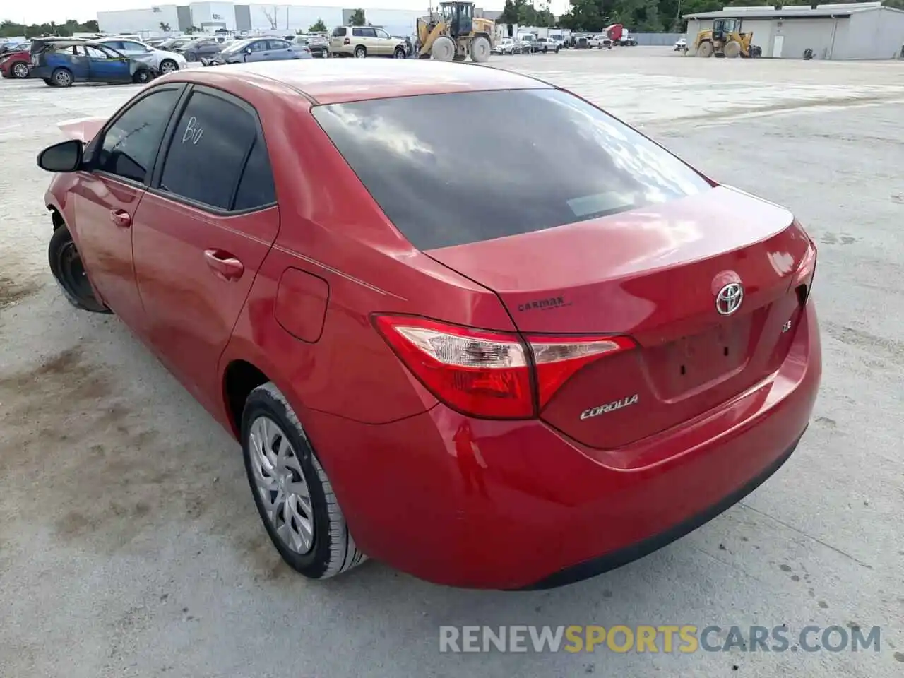 3 Photograph of a damaged car 5YFBURHE8KP870041 TOYOTA COROLLA 2019