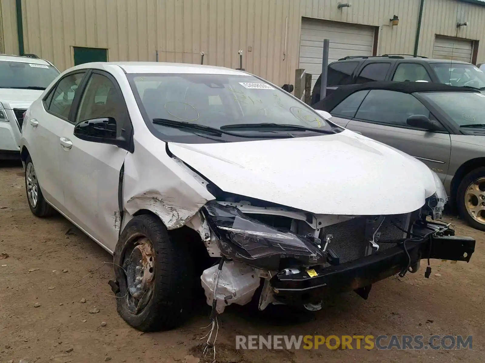 1 Photograph of a damaged car 5YFBURHE8KP870119 TOYOTA COROLLA 2019