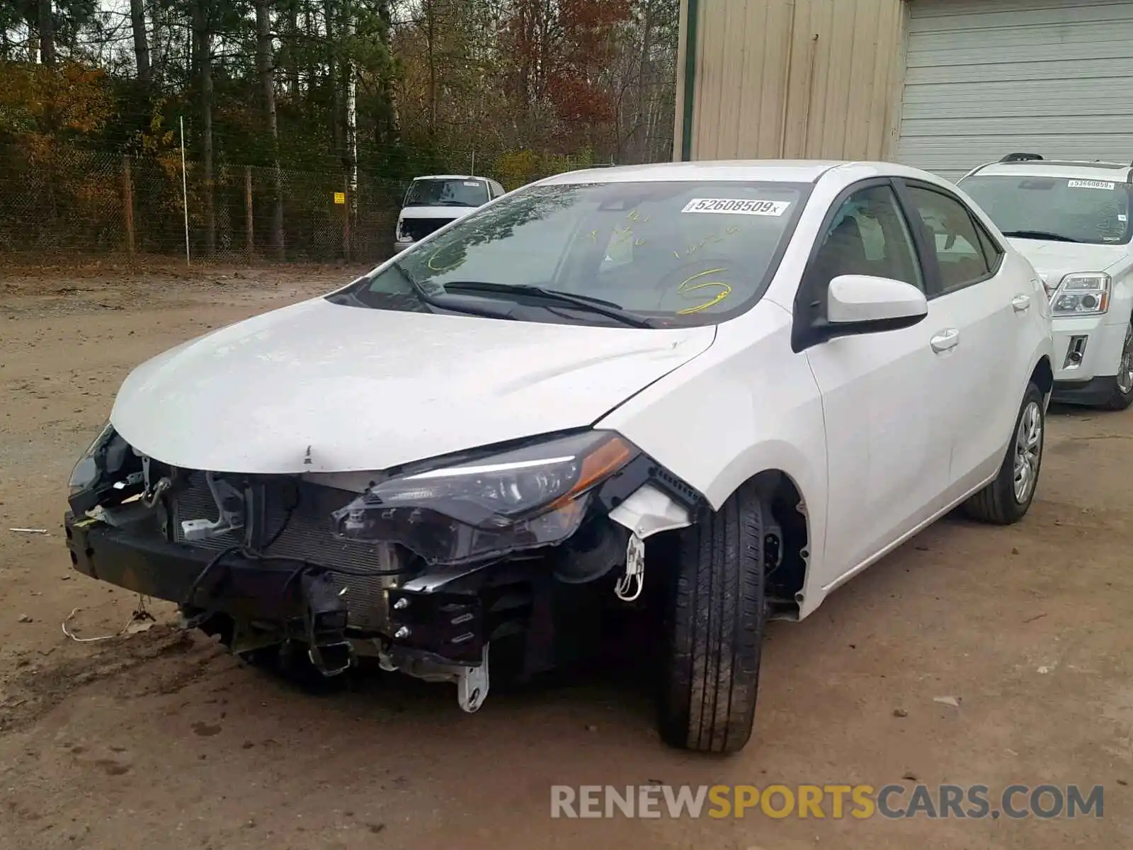 2 Photograph of a damaged car 5YFBURHE8KP870119 TOYOTA COROLLA 2019