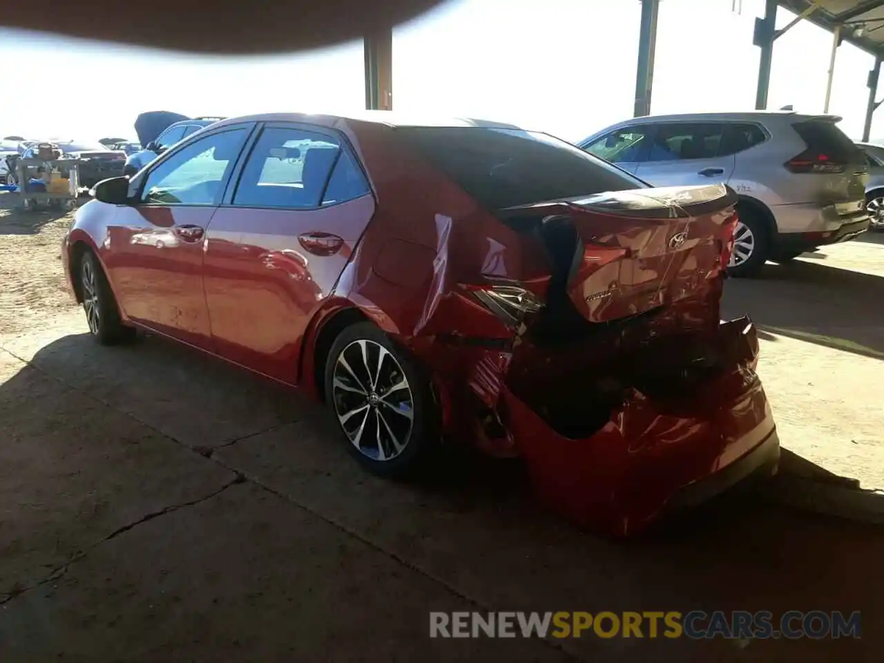 3 Photograph of a damaged car 5YFBURHE8KP870220 TOYOTA COROLLA 2019