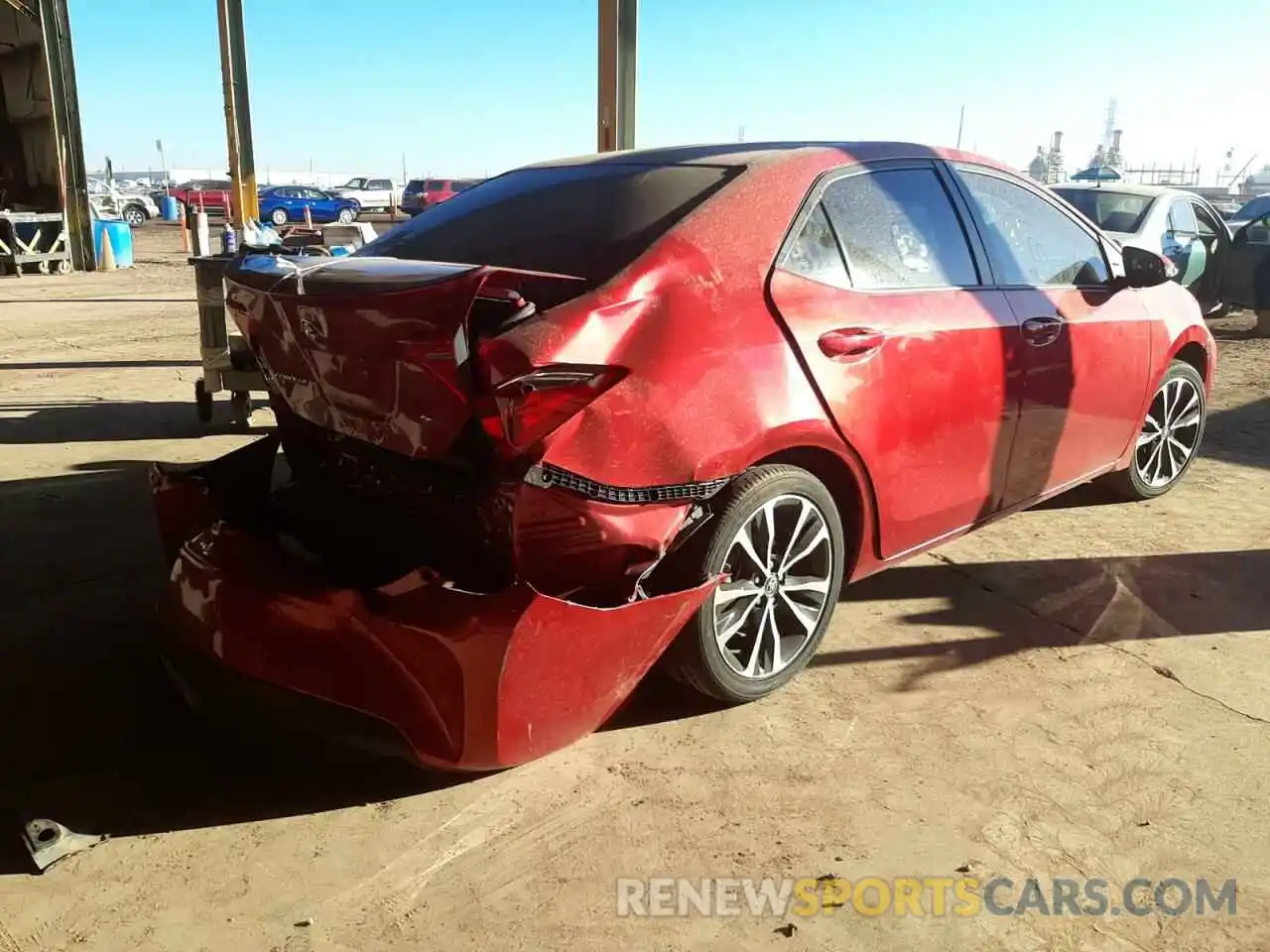 4 Photograph of a damaged car 5YFBURHE8KP870220 TOYOTA COROLLA 2019