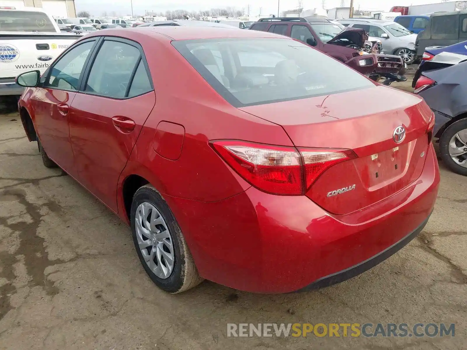 3 Photograph of a damaged car 5YFBURHE8KP870587 TOYOTA COROLLA 2019