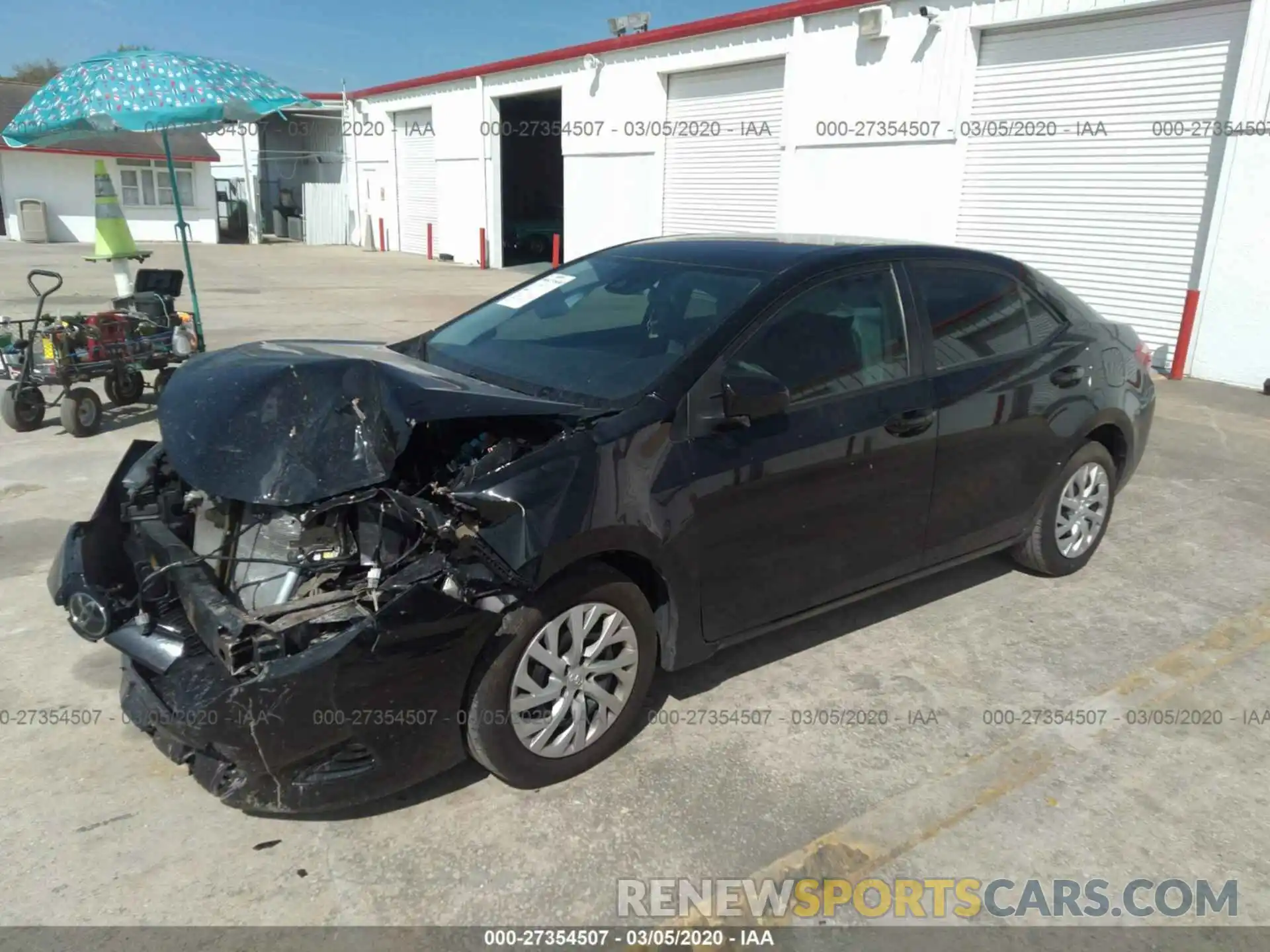 2 Photograph of a damaged car 5YFBURHE8KP870881 TOYOTA COROLLA 2019