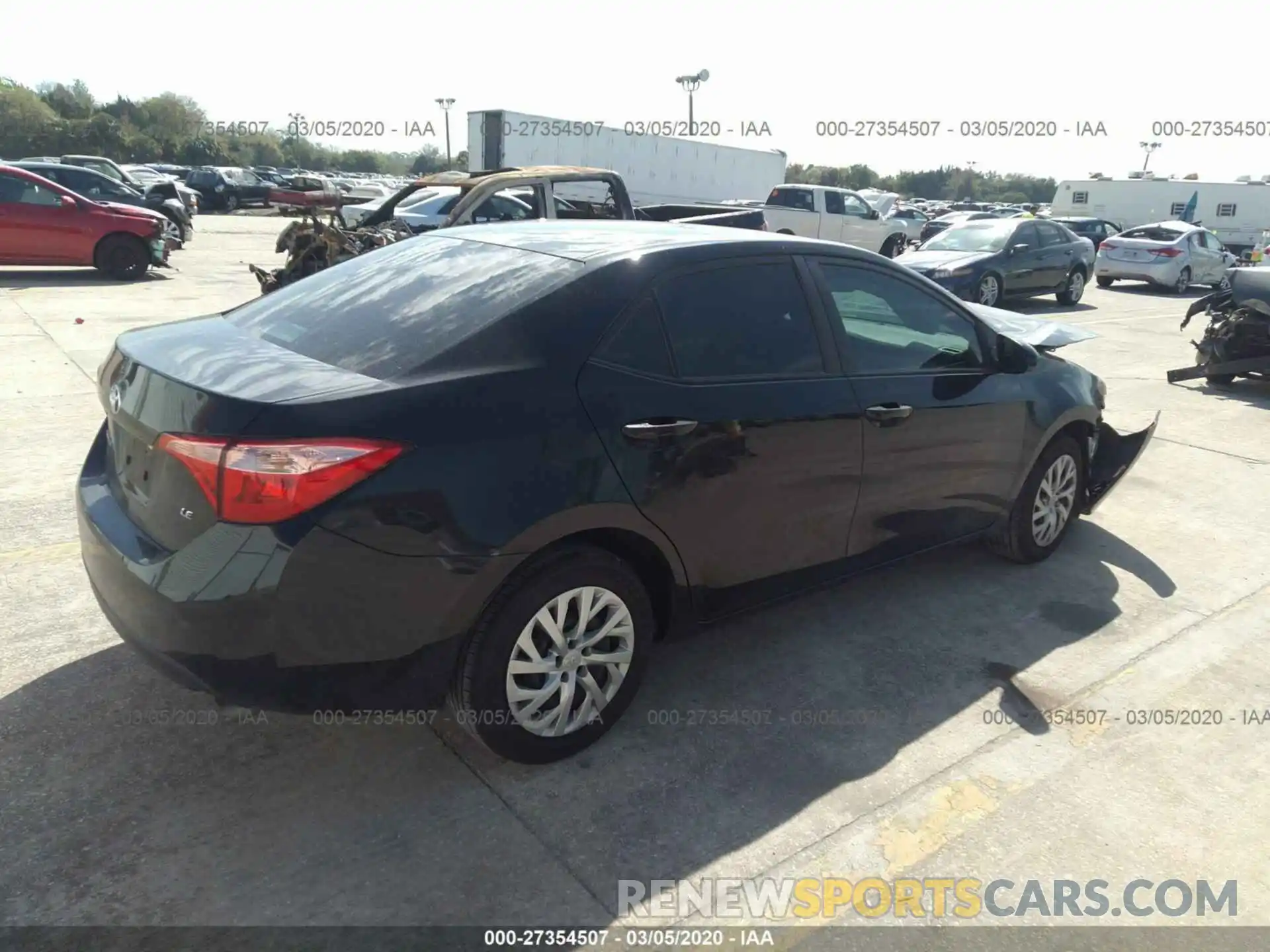 4 Photograph of a damaged car 5YFBURHE8KP870881 TOYOTA COROLLA 2019