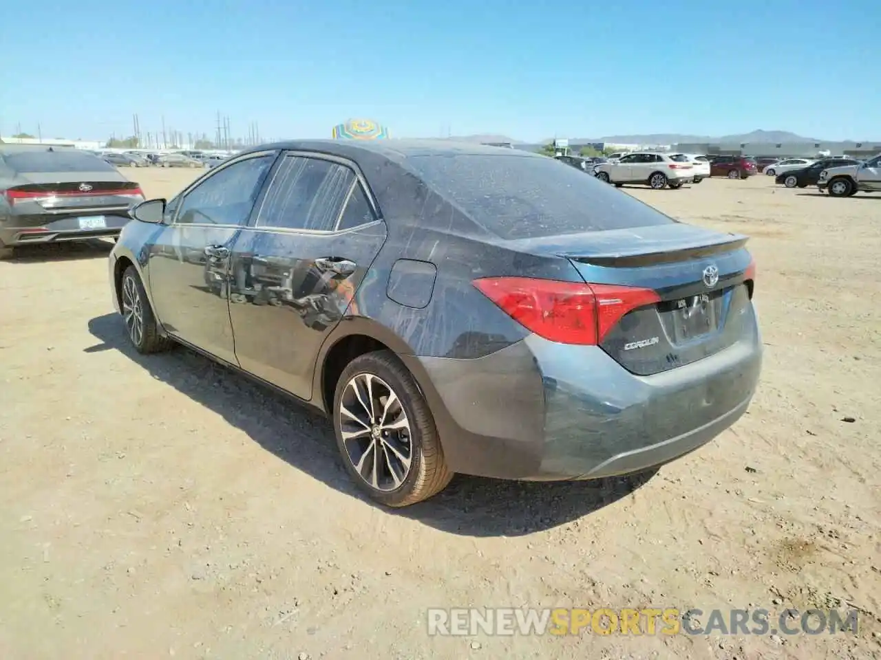 3 Photograph of a damaged car 5YFBURHE8KP871531 TOYOTA COROLLA 2019