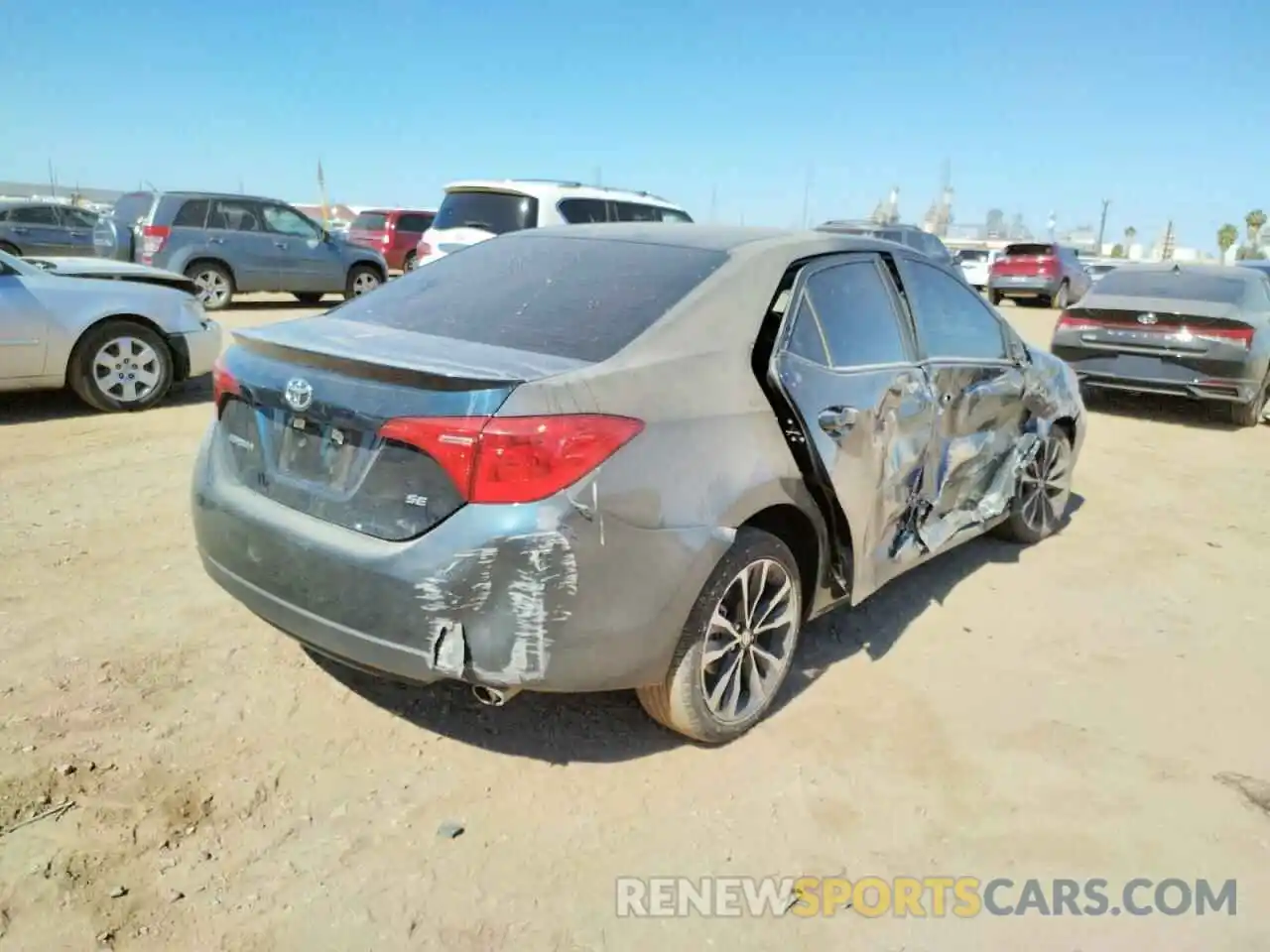 4 Photograph of a damaged car 5YFBURHE8KP871531 TOYOTA COROLLA 2019