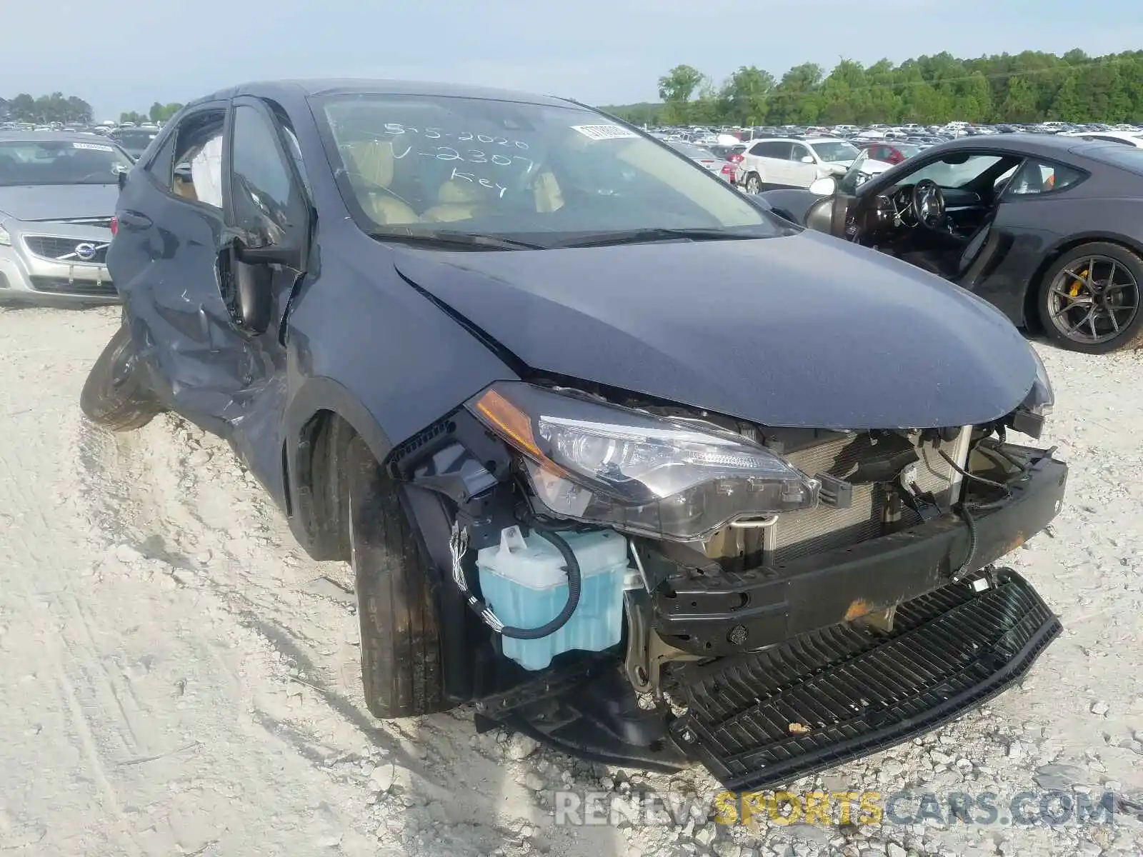 1 Photograph of a damaged car 5YFBURHE8KP872307 TOYOTA COROLLA 2019