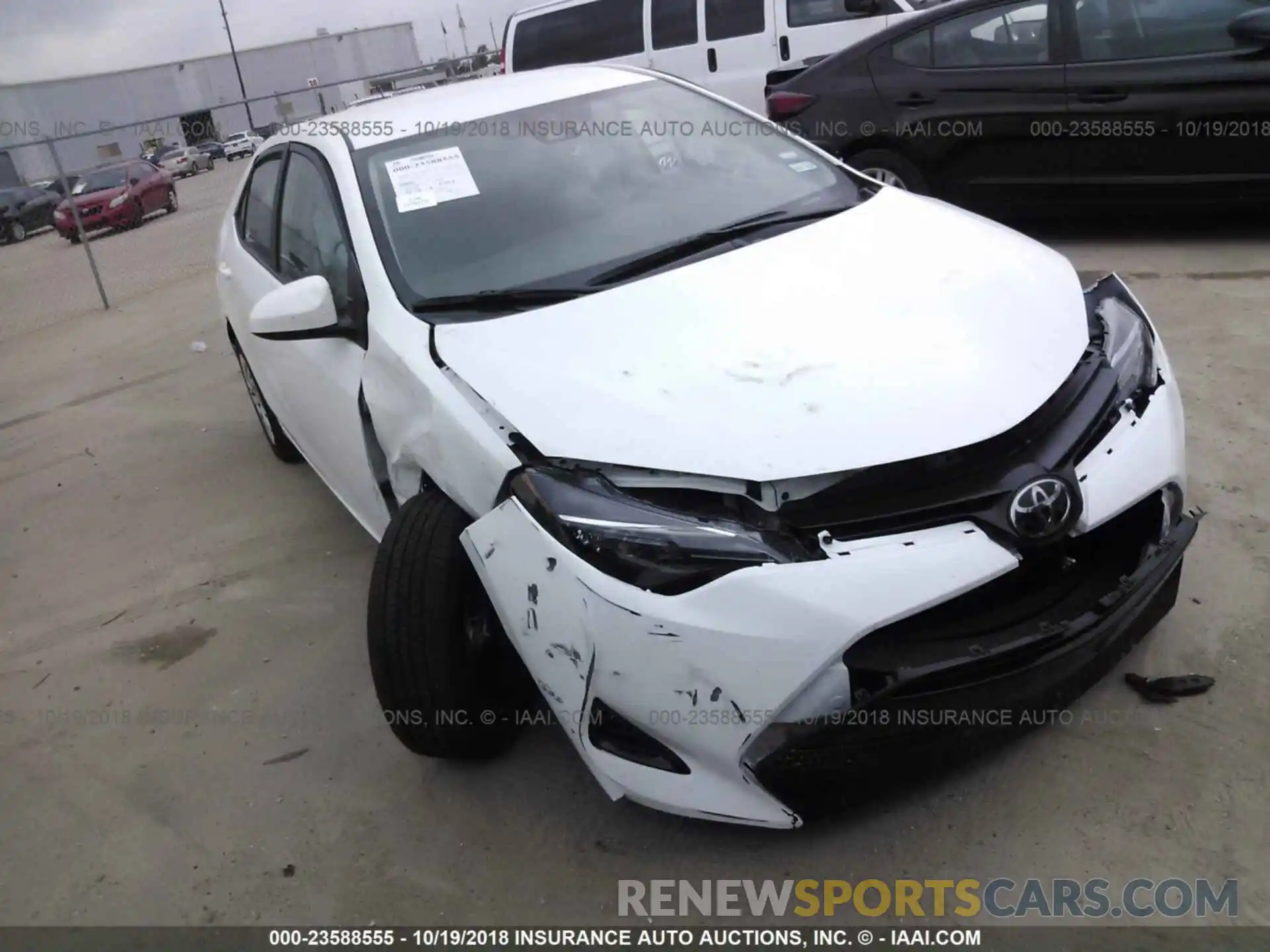 1 Photograph of a damaged car 5YFBURHE8KP872890 Toyota Corolla 2019