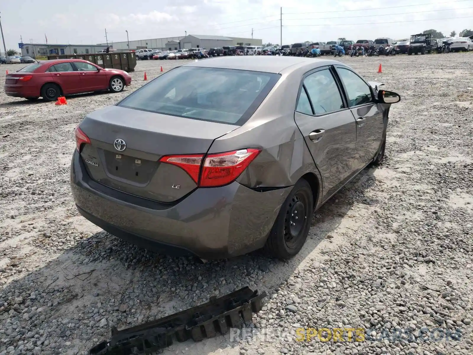 4 Photograph of a damaged car 5YFBURHE8KP872954 TOYOTA COROLLA 2019