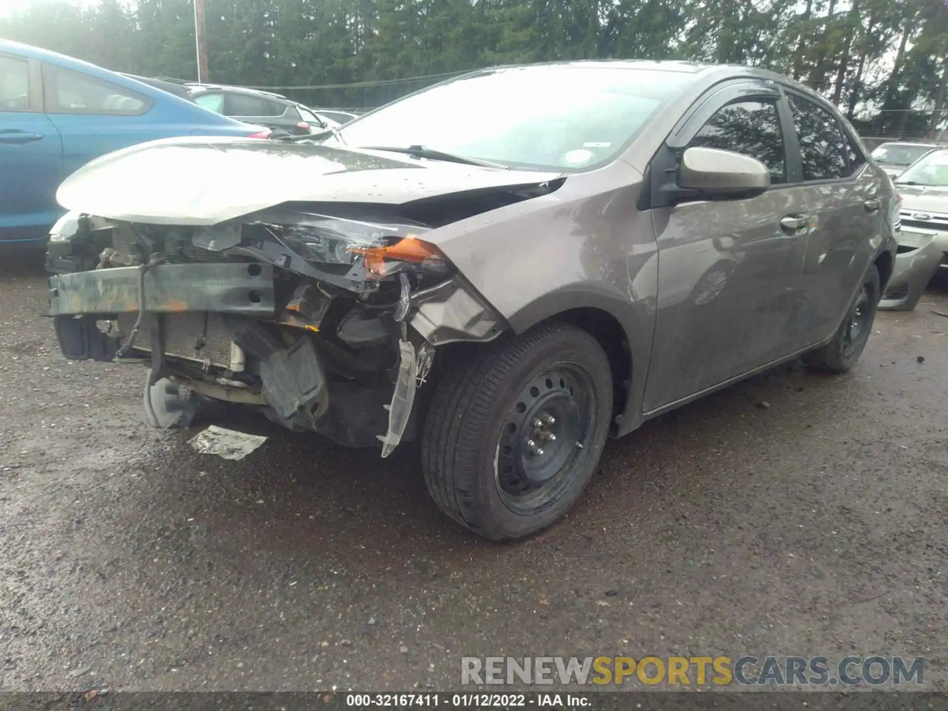 2 Photograph of a damaged car 5YFBURHE8KP873344 TOYOTA COROLLA 2019