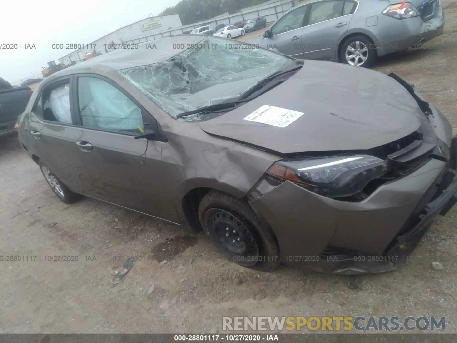 1 Photograph of a damaged car 5YFBURHE8KP873473 TOYOTA COROLLA 2019