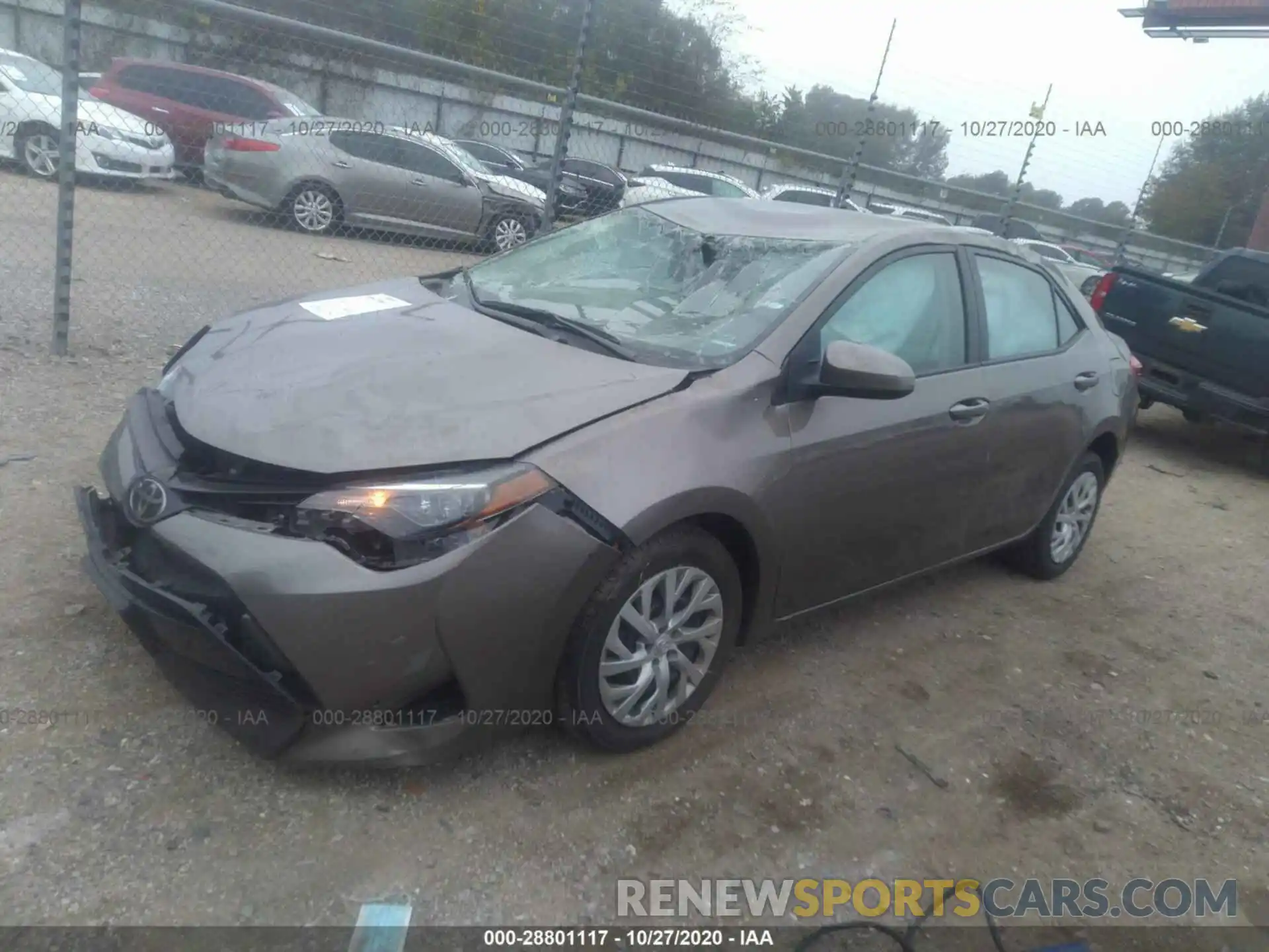 2 Photograph of a damaged car 5YFBURHE8KP873473 TOYOTA COROLLA 2019