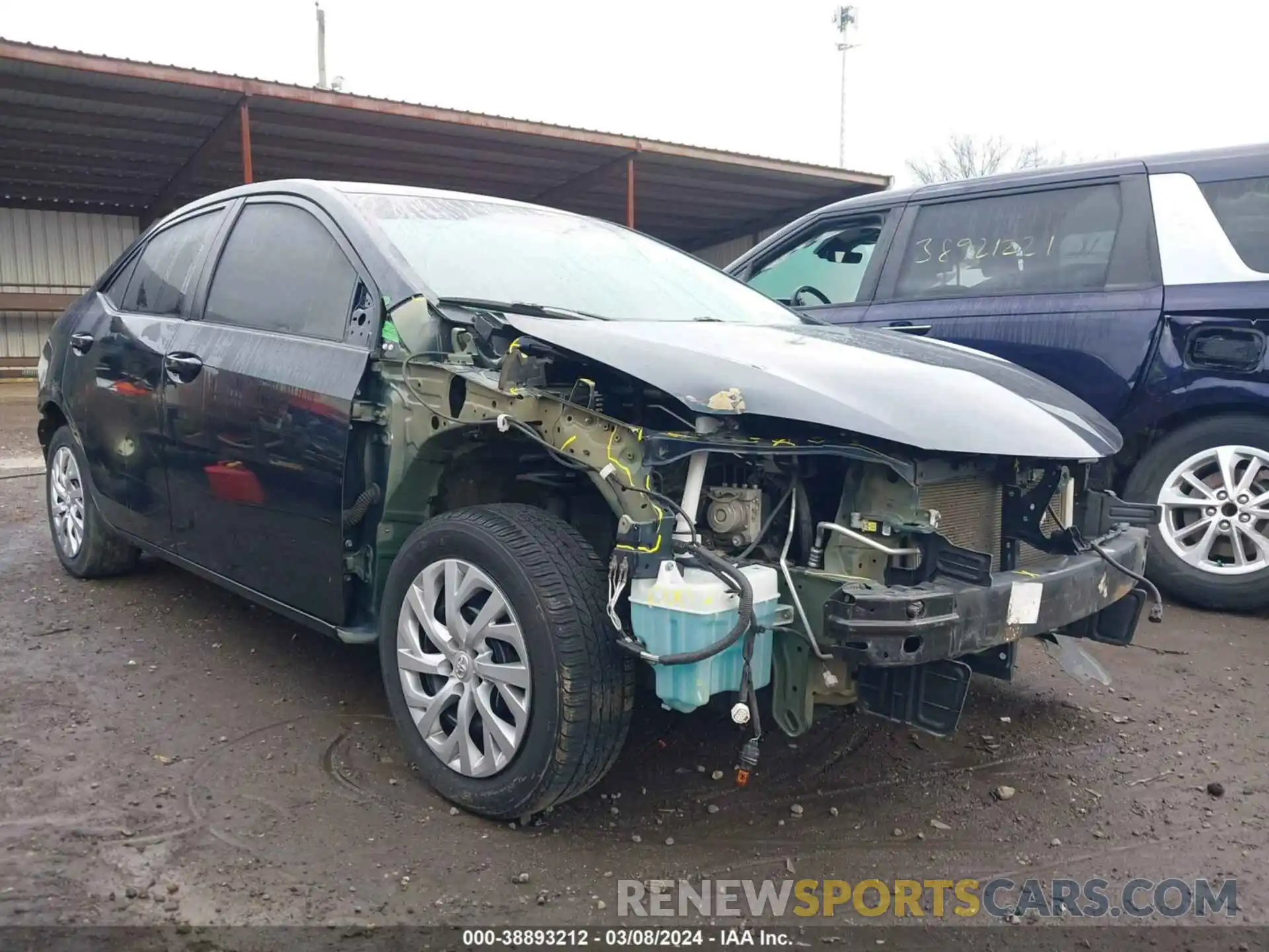 1 Photograph of a damaged car 5YFBURHE8KP873568 TOYOTA COROLLA 2019