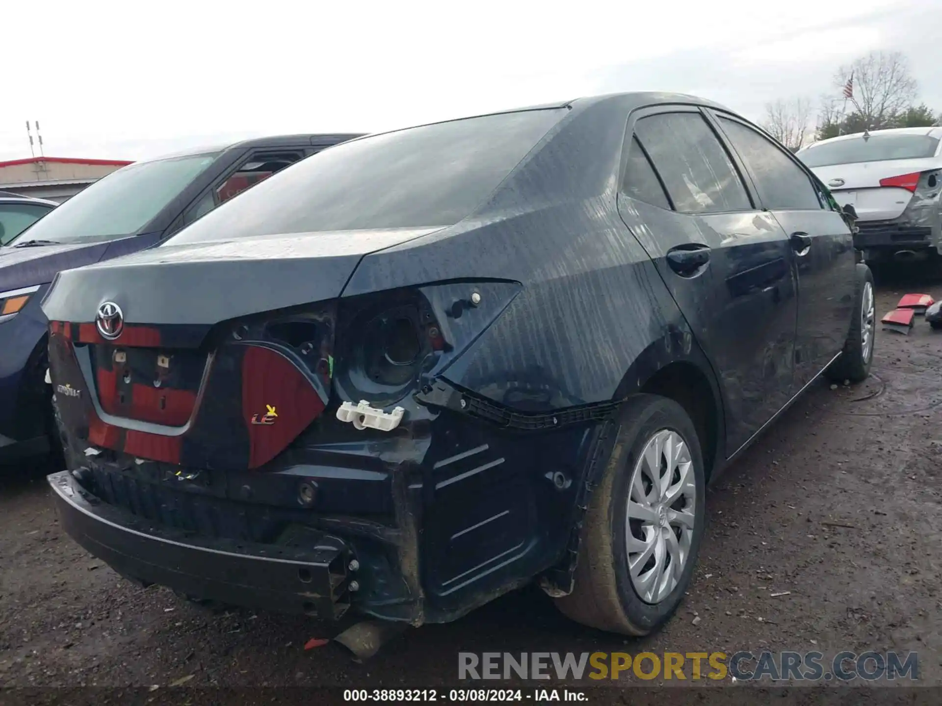 4 Photograph of a damaged car 5YFBURHE8KP873568 TOYOTA COROLLA 2019