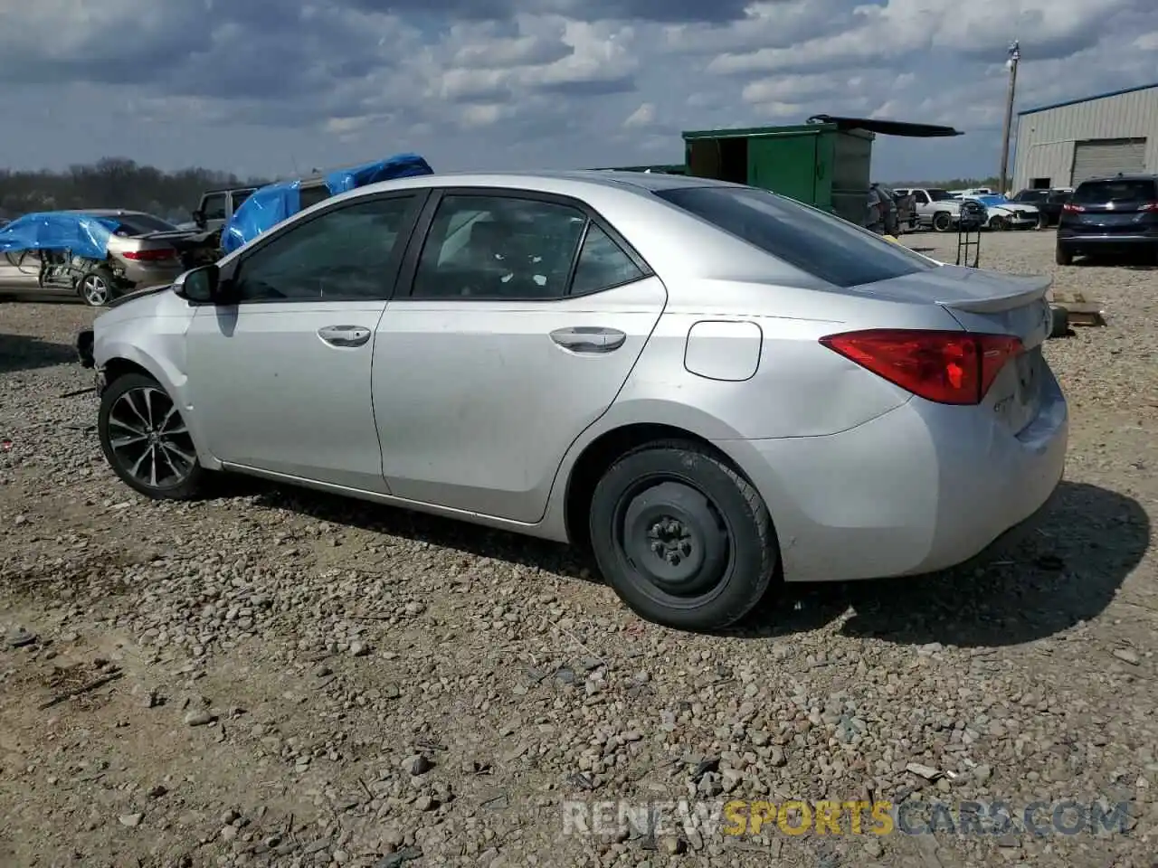 2 Photograph of a damaged car 5YFBURHE8KP873652 TOYOTA COROLLA 2019