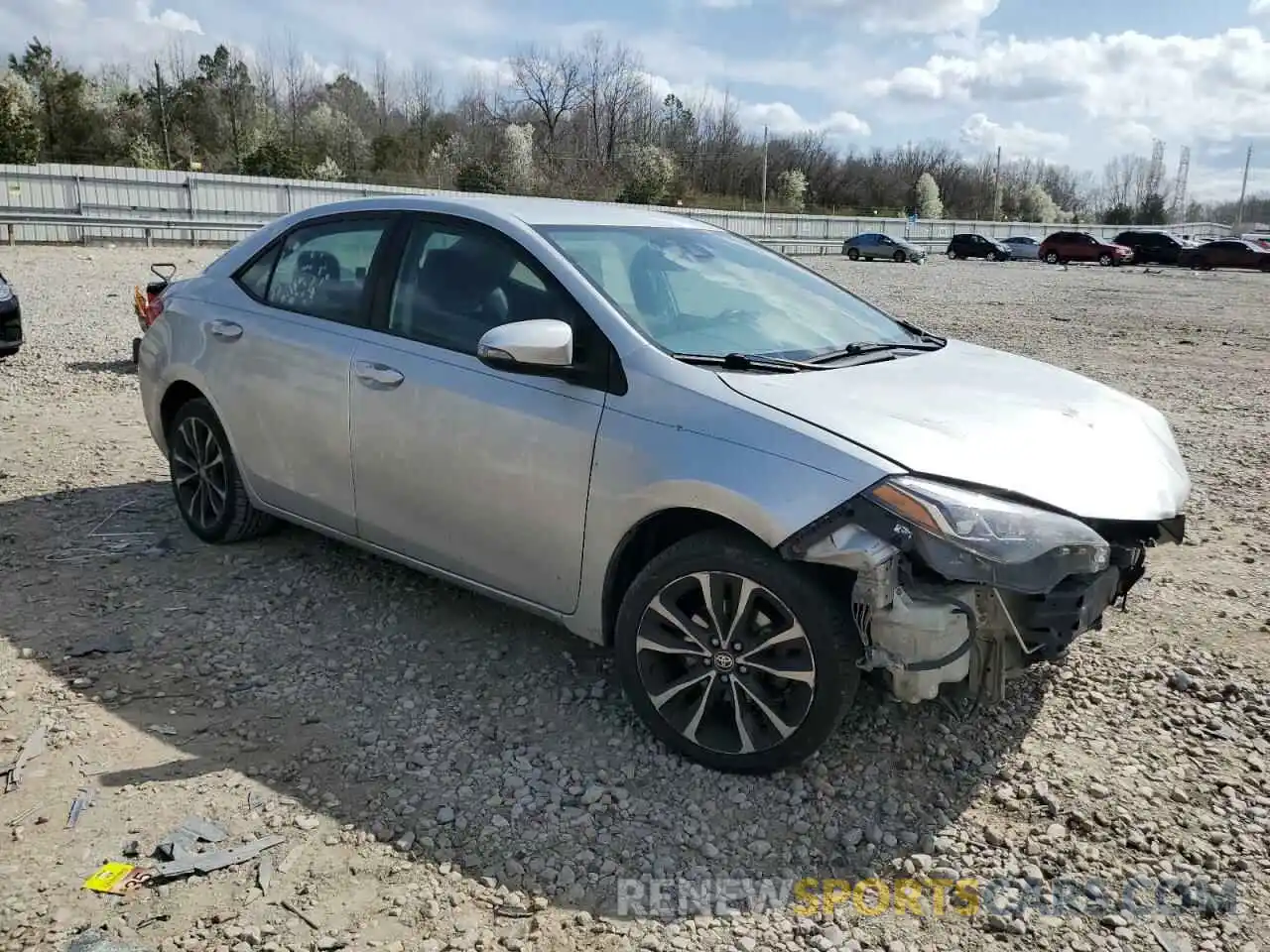 4 Photograph of a damaged car 5YFBURHE8KP873652 TOYOTA COROLLA 2019