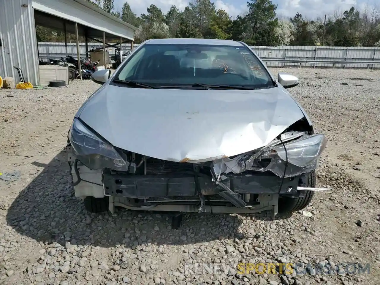 5 Photograph of a damaged car 5YFBURHE8KP873652 TOYOTA COROLLA 2019