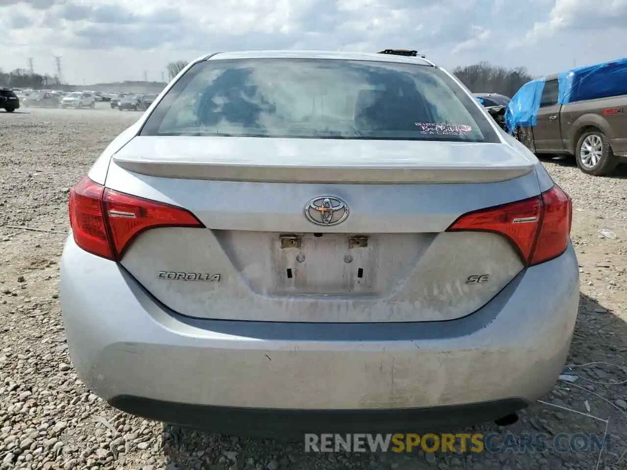 6 Photograph of a damaged car 5YFBURHE8KP873652 TOYOTA COROLLA 2019